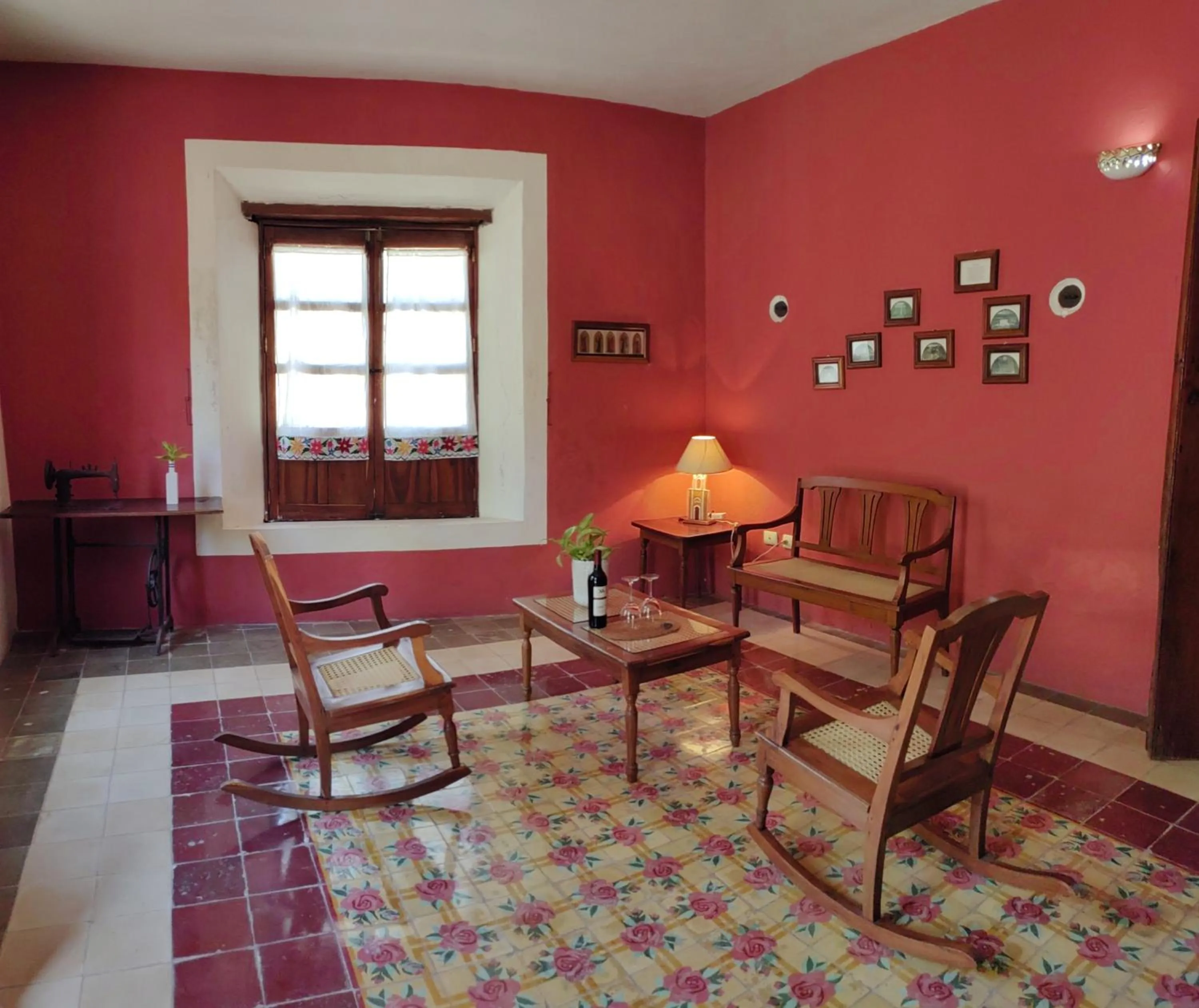 Living room in Hacienda San Francisco Tzacalha