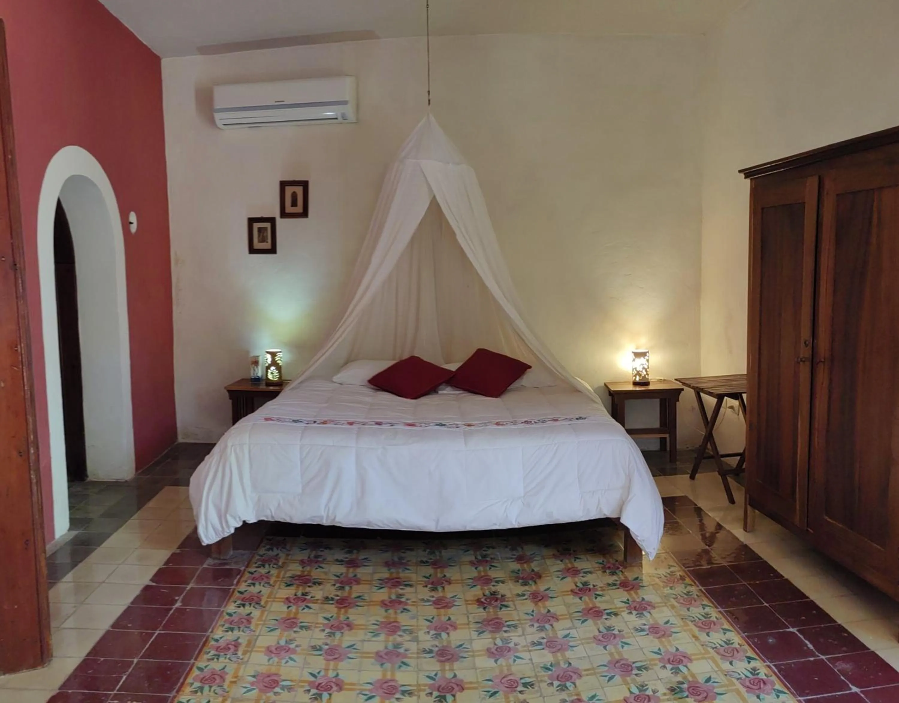 Bed in Hacienda San Francisco Tzacalha