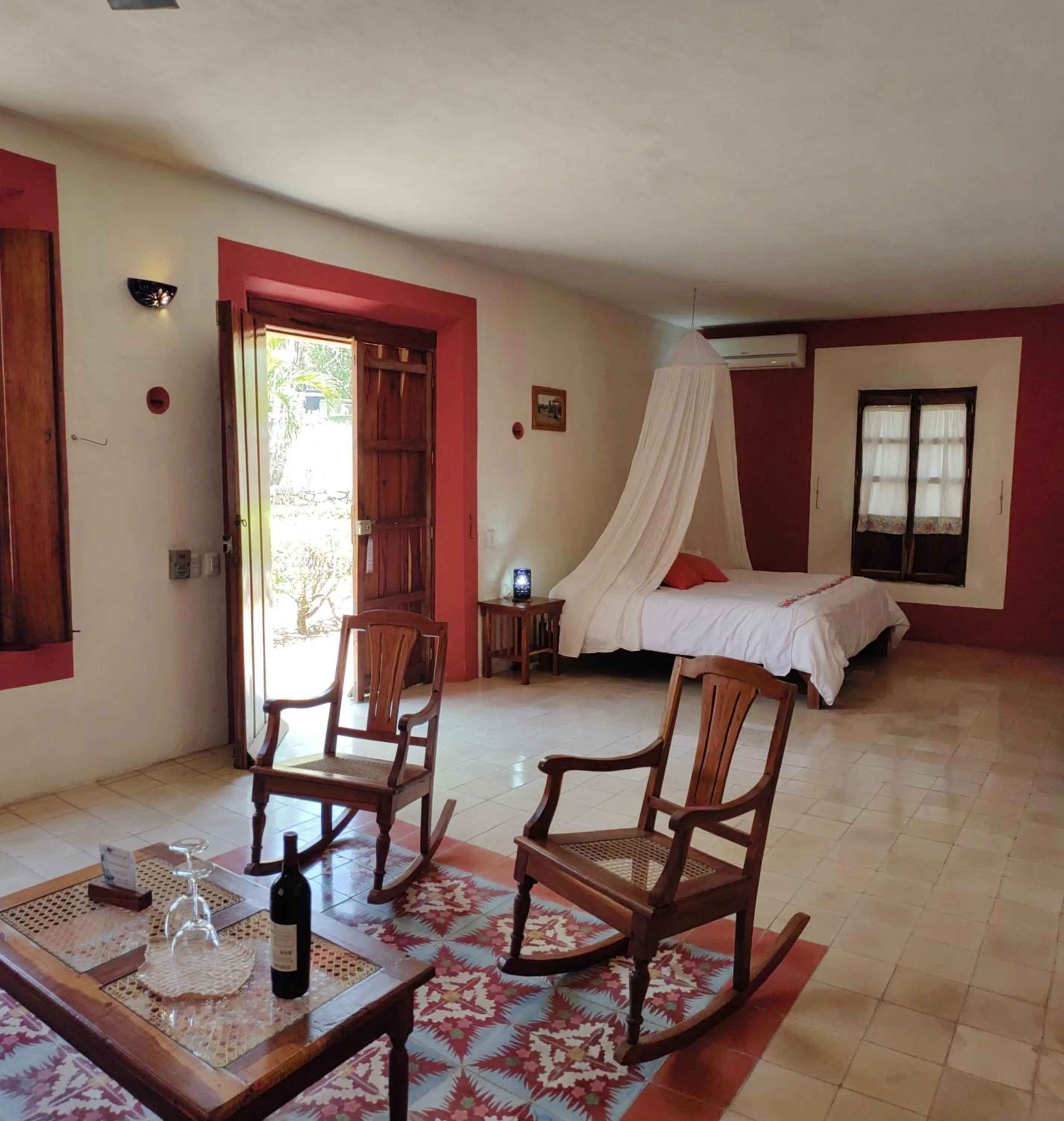 Living room in Hacienda San Francisco Tzacalha