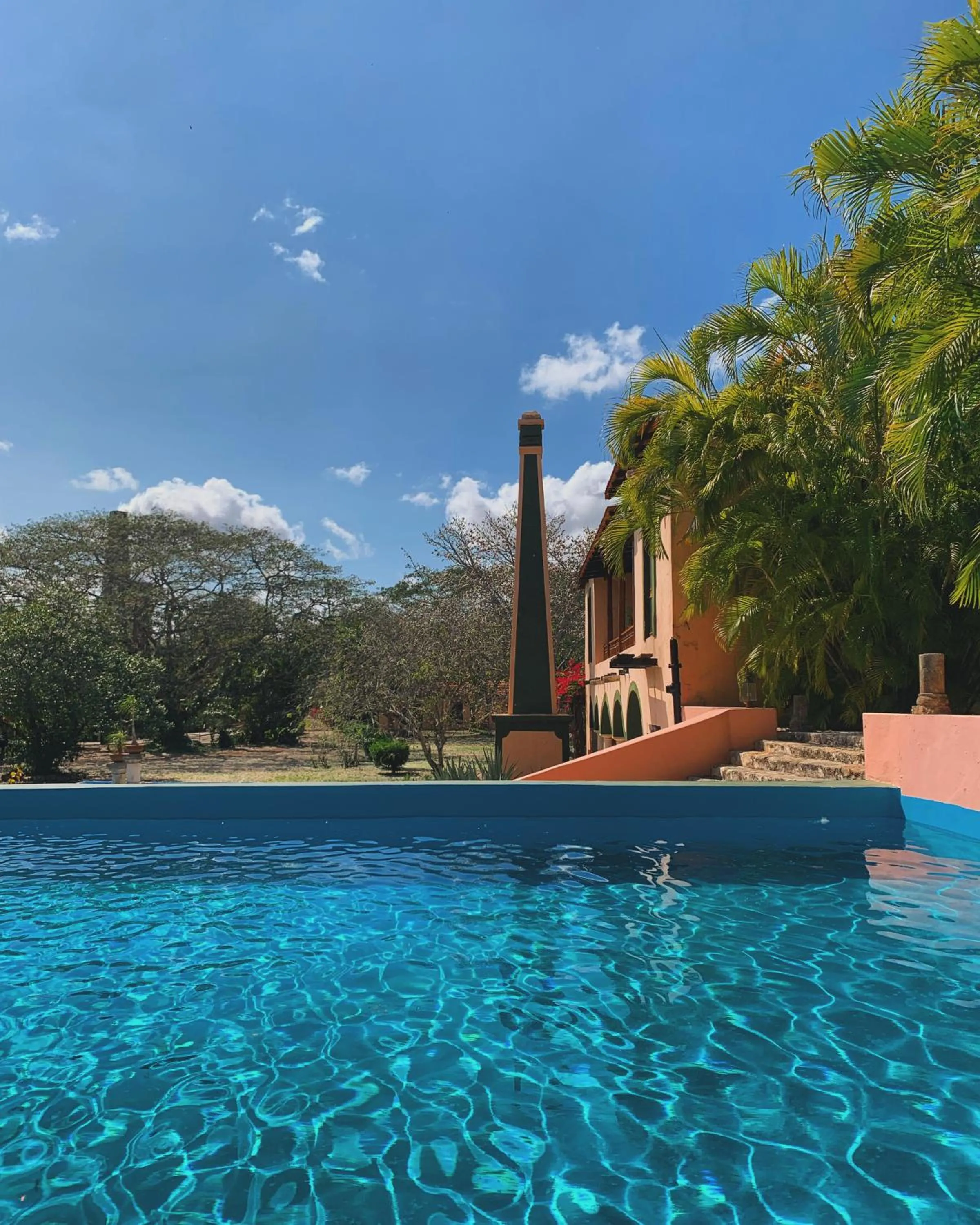Swimming pool in Hacienda San Francisco Tzacalha