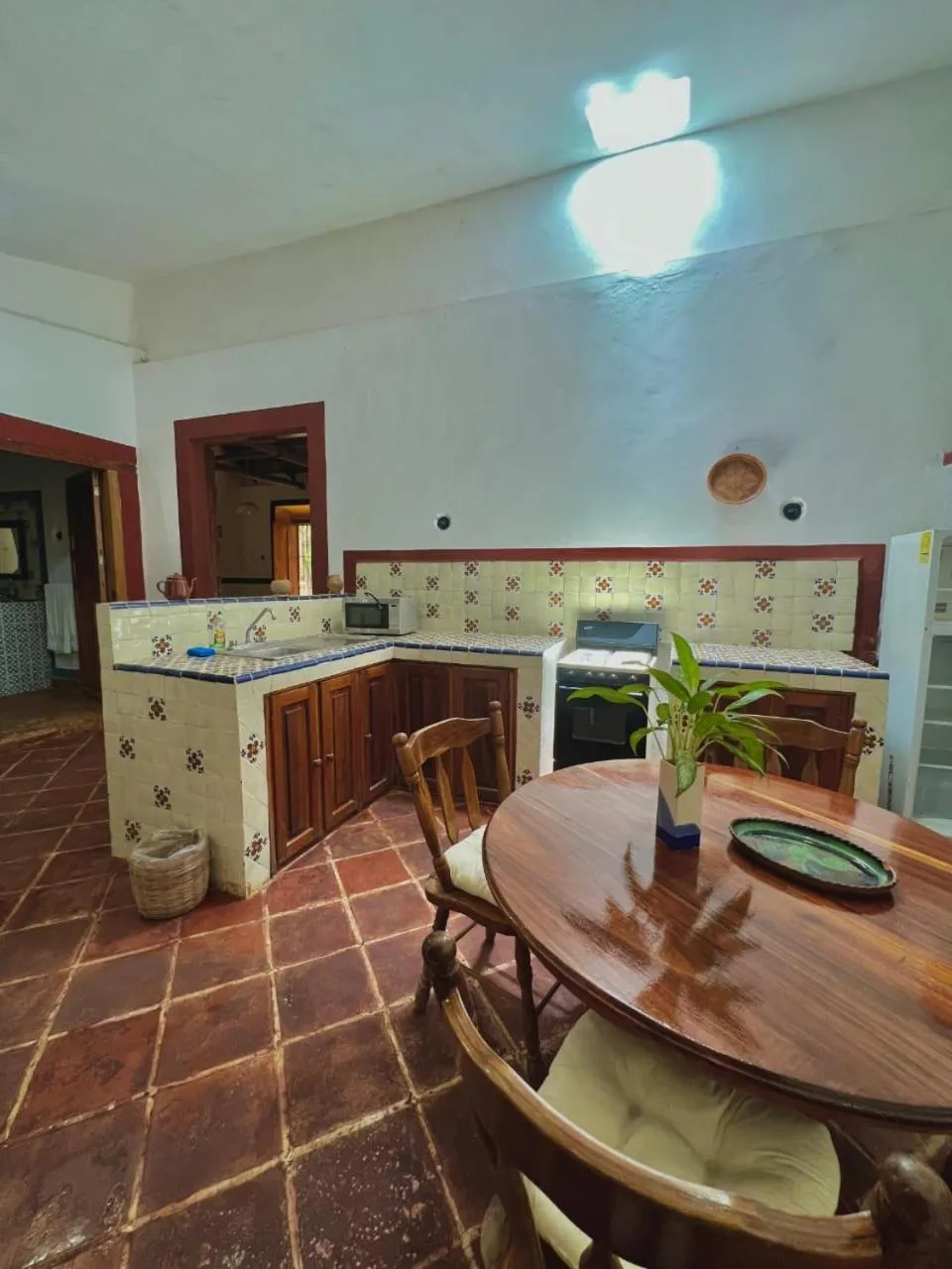 Kitchen or kitchenette in Hacienda San Francisco Tzacalha