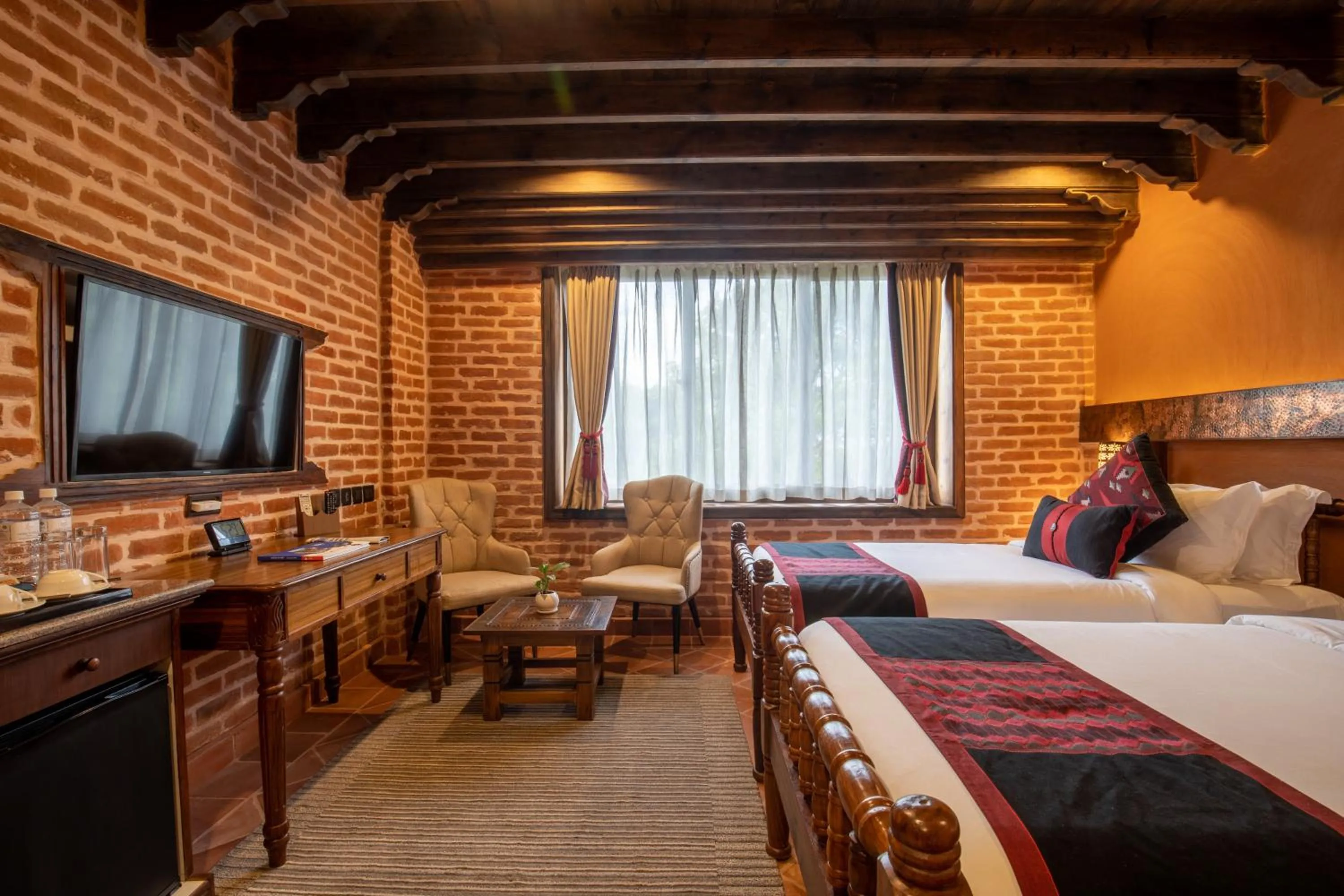 Bed in Basera Boutique Hotel - Boutique escape in heart of Kathmandu