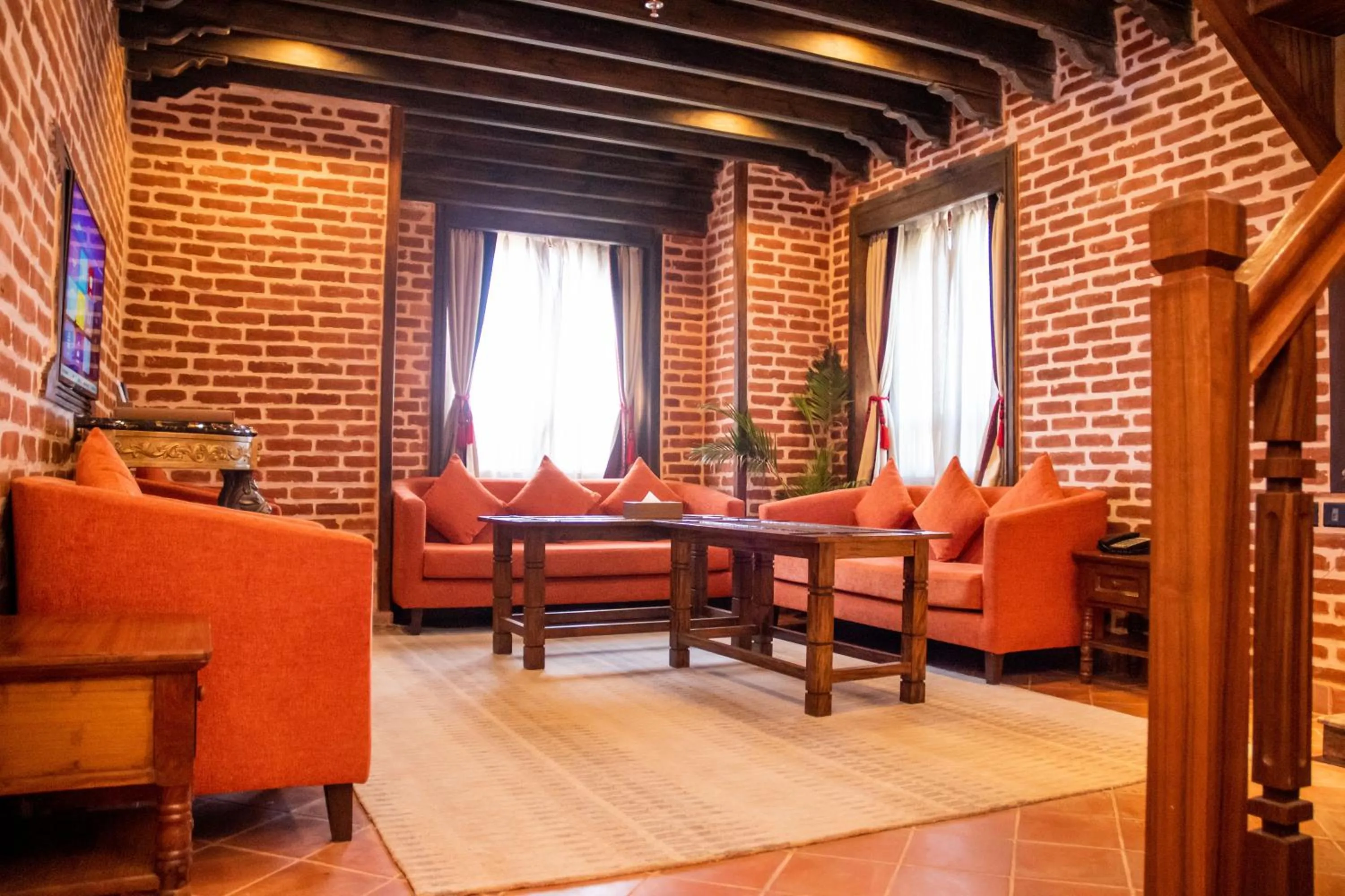 Living room in Basera Boutique Hotel - Boutique escape in heart of Kathmandu