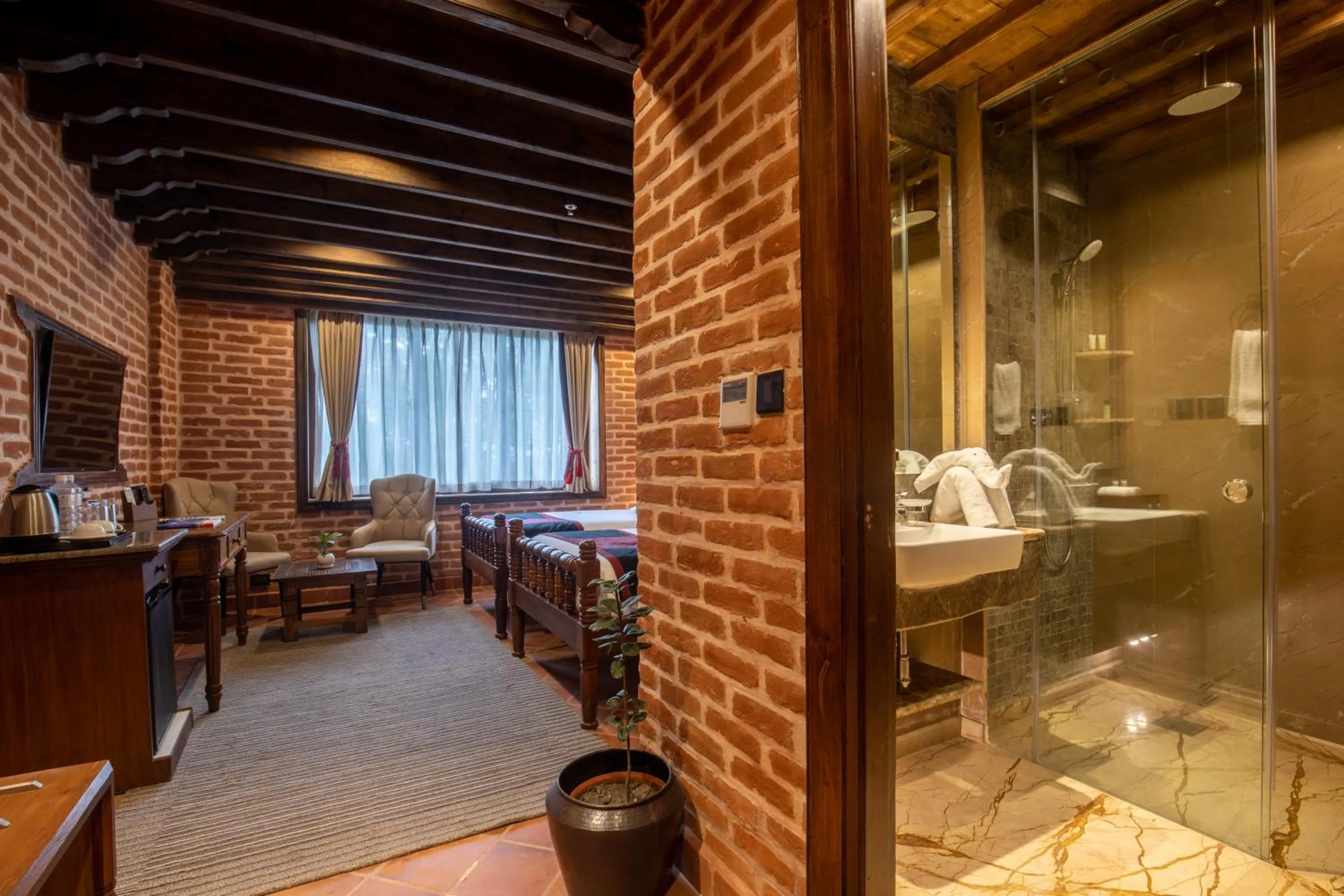 Bedroom in Basera Boutique Hotel - Boutique escape in heart of Kathmandu
