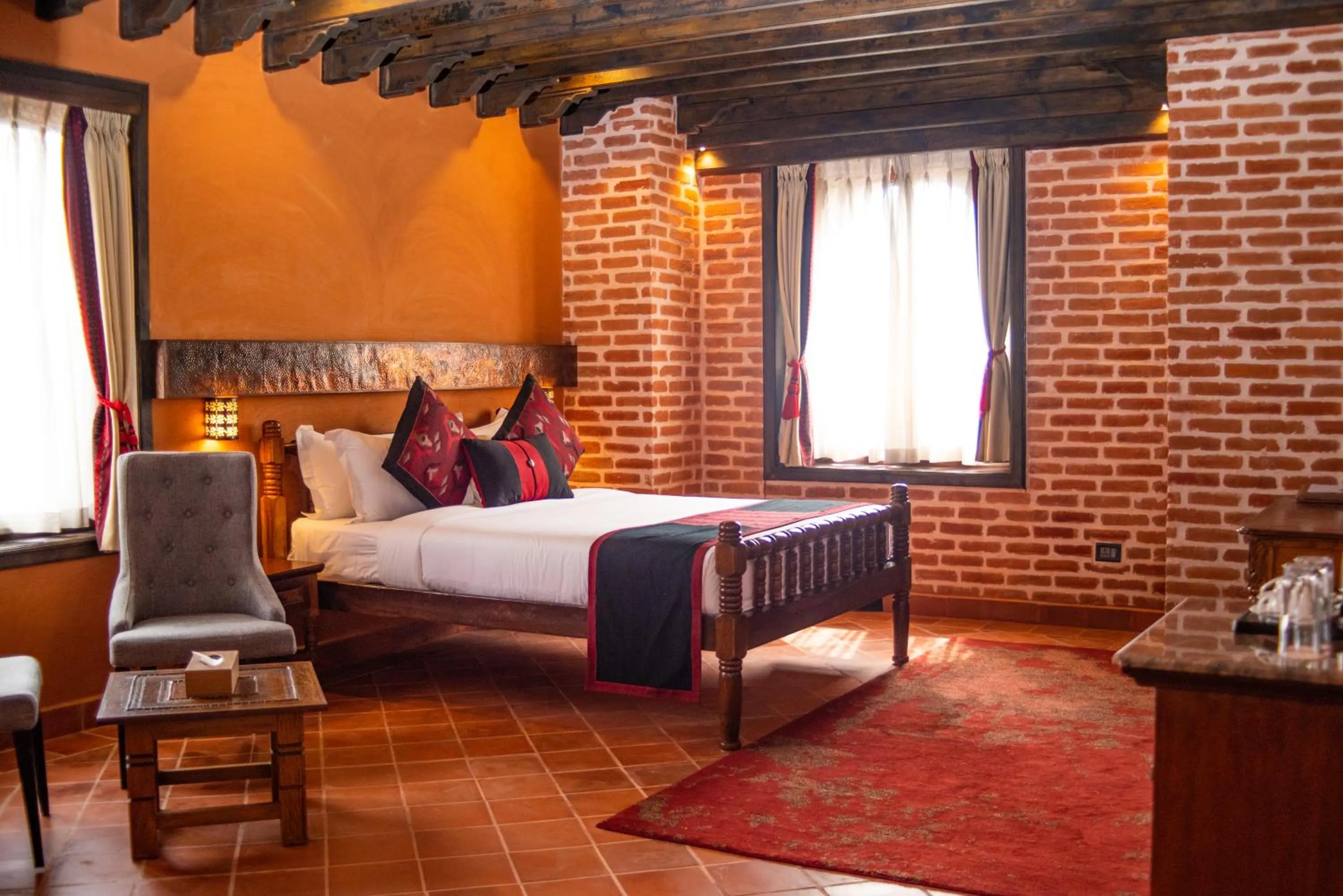 Bed in Basera Boutique Hotel - Boutique escape in heart of Kathmandu