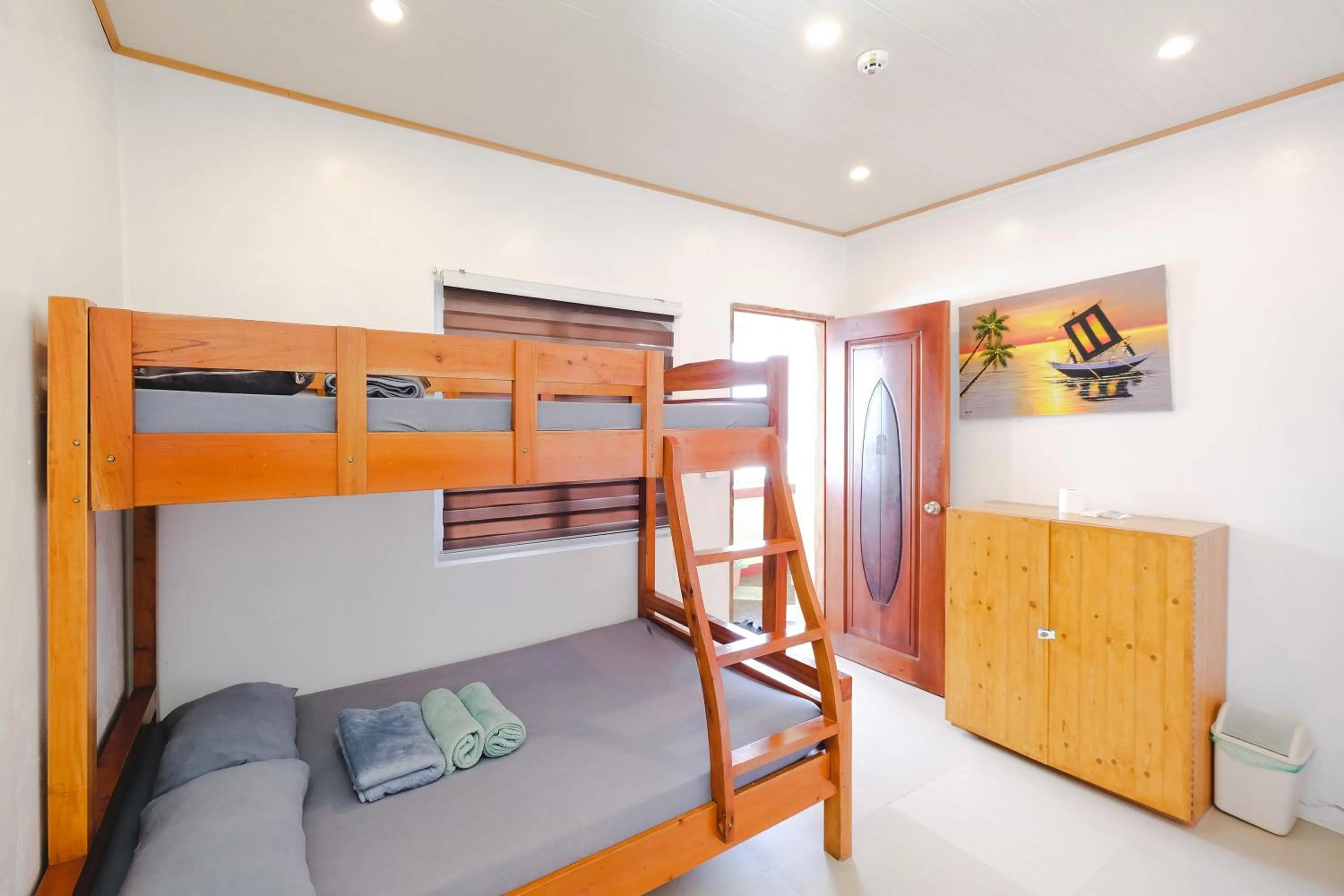 Bed in Monaliza Surf Resort La Union