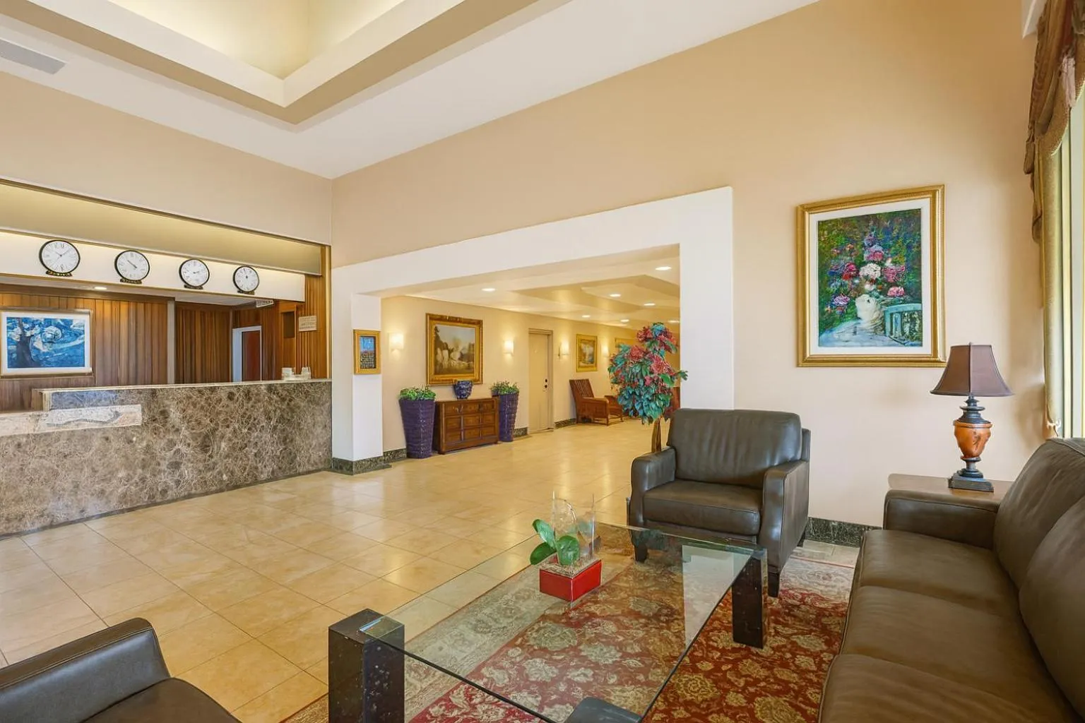 Lobby or reception in Ramada by Wyndham Hawthorne/LAX