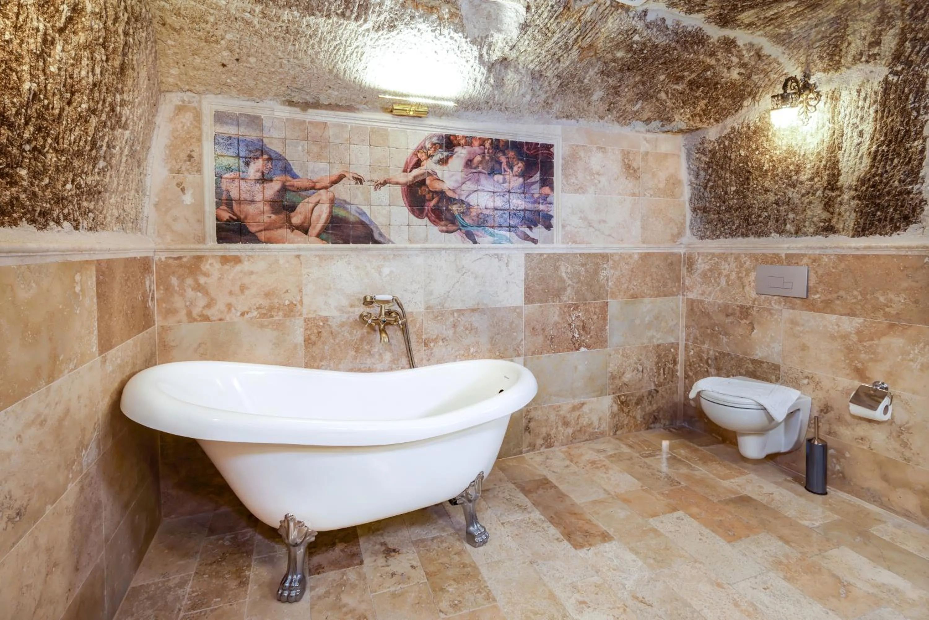 Bathroom in Angel Cappadocia Cave Hotel