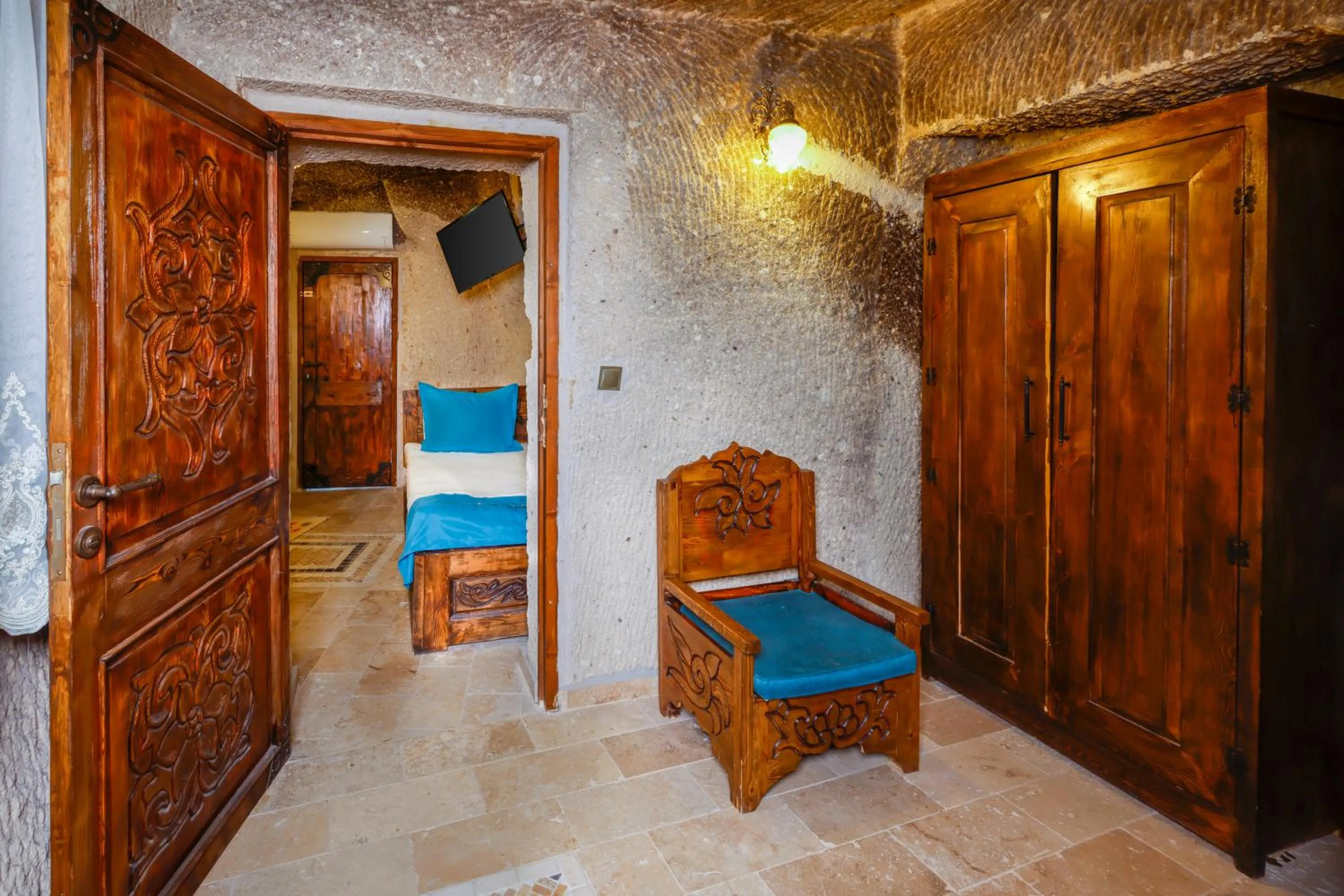 Seating area in Angel Cappadocia Cave Hotel