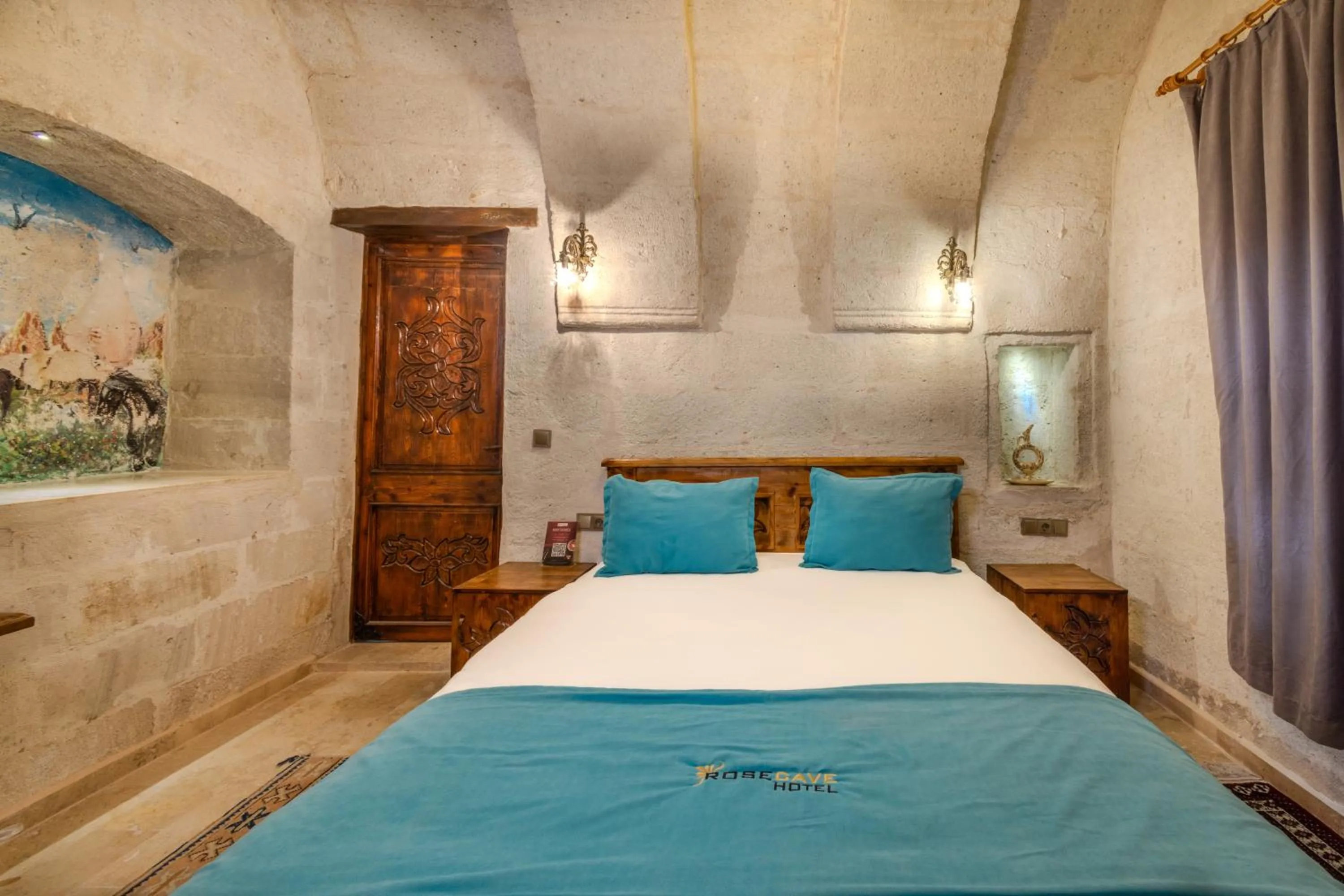 Bed in Angel Cappadocia Cave Hotel