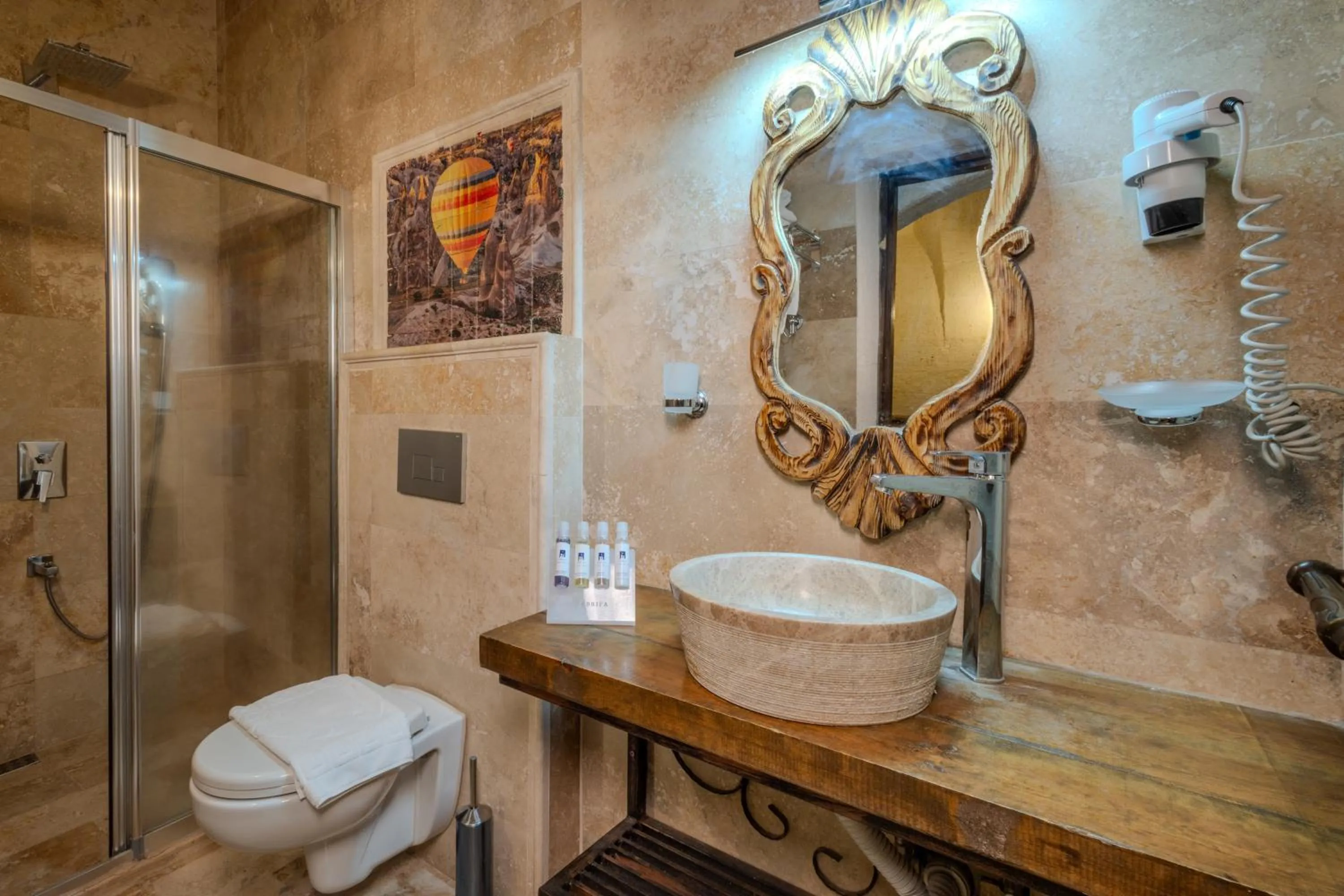 Bathroom in Angel Cappadocia Cave Hotel