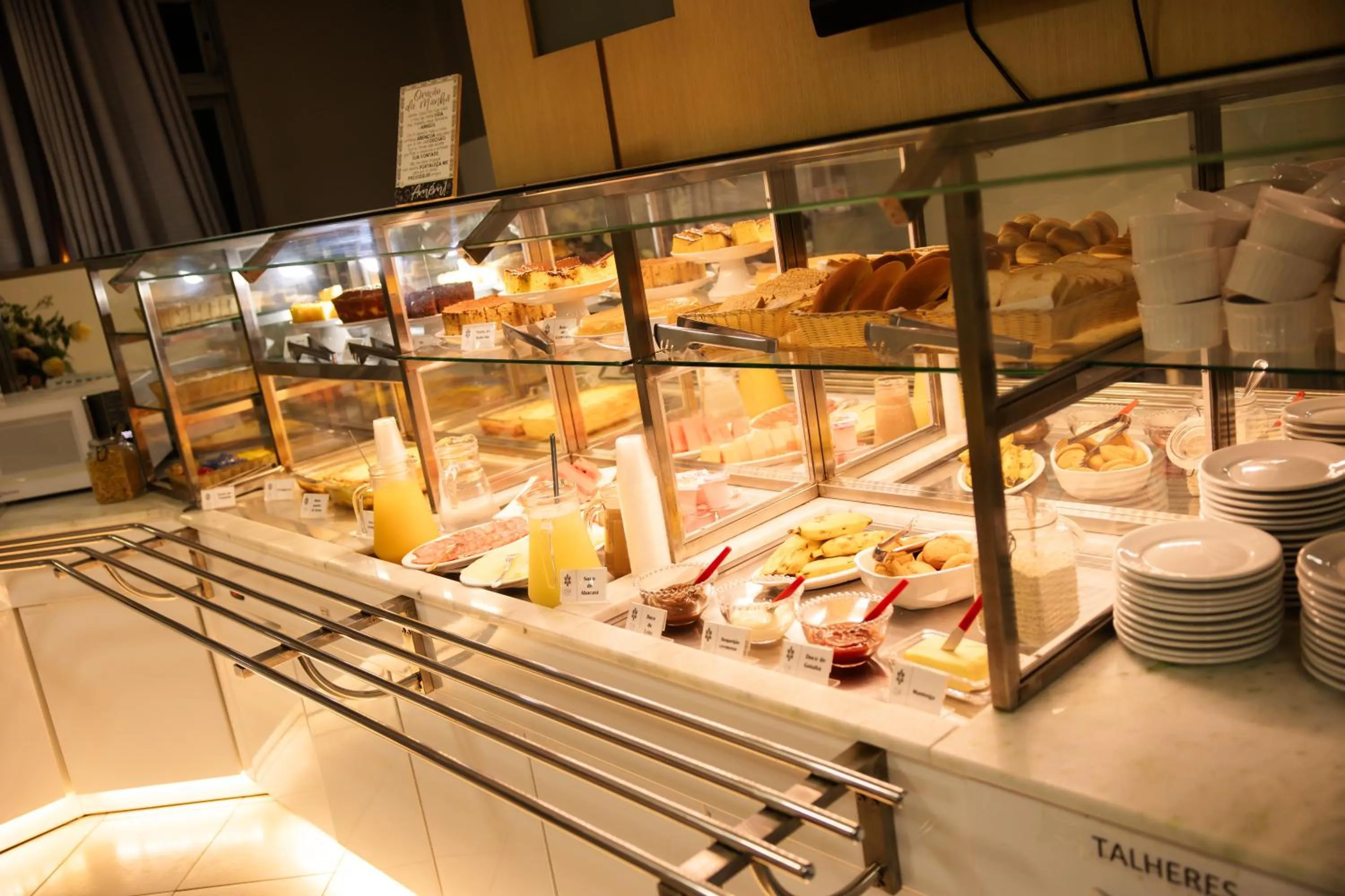 Buffet breakfast in CHA Mime Hotel