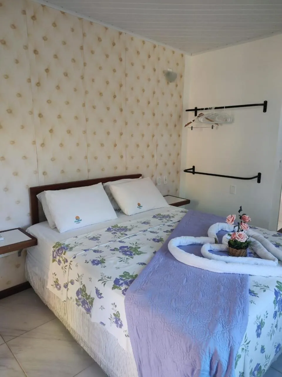 Bed in Pousada Camburi Star