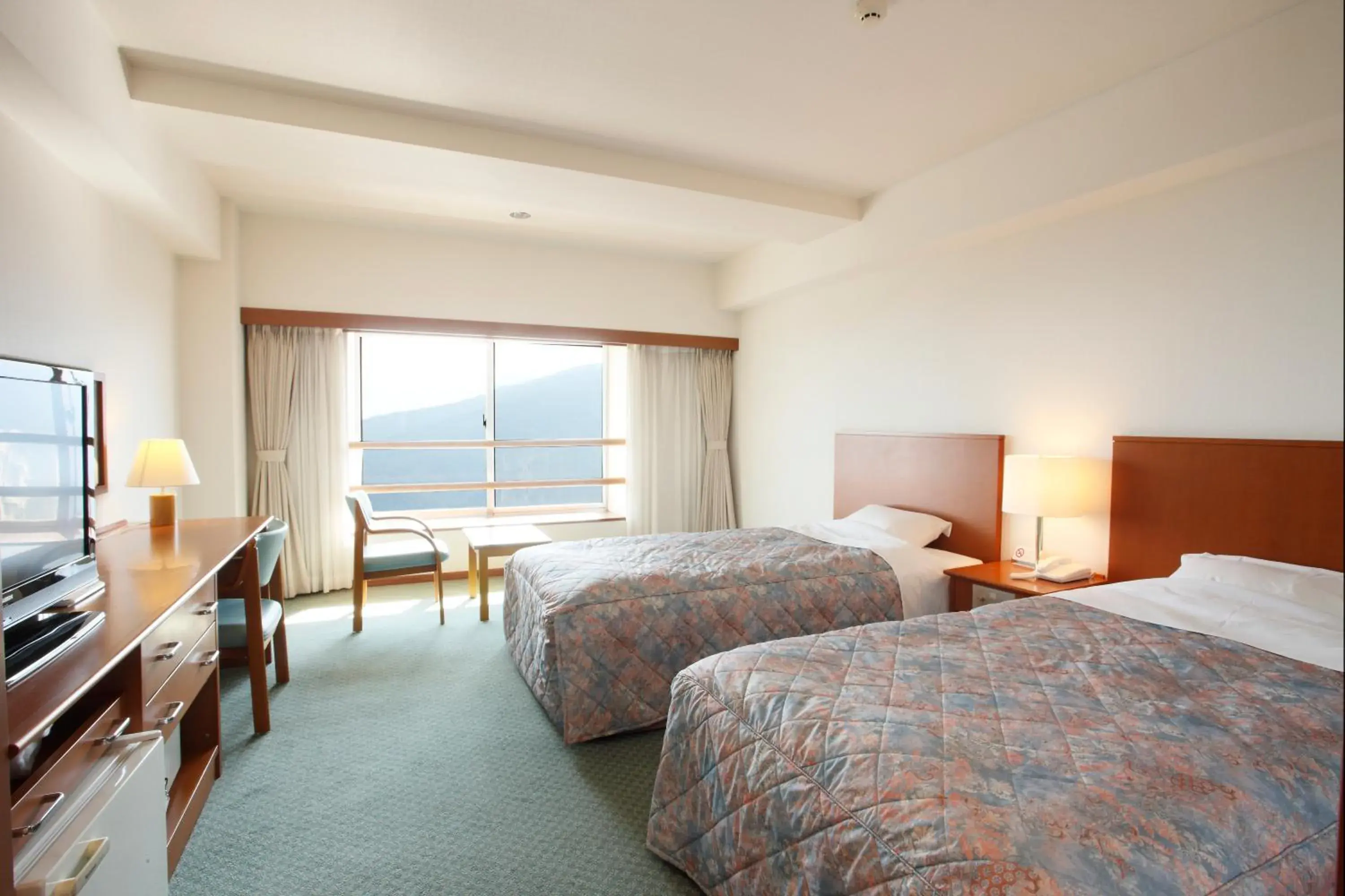 Twin Room with View - single occupancy - Non-Smoking in Kyukamura Iwate-Amiharionsen Twin Room with View - single occupancy - Non-Smoking in Kyukamura Iwate-Amiharionsen