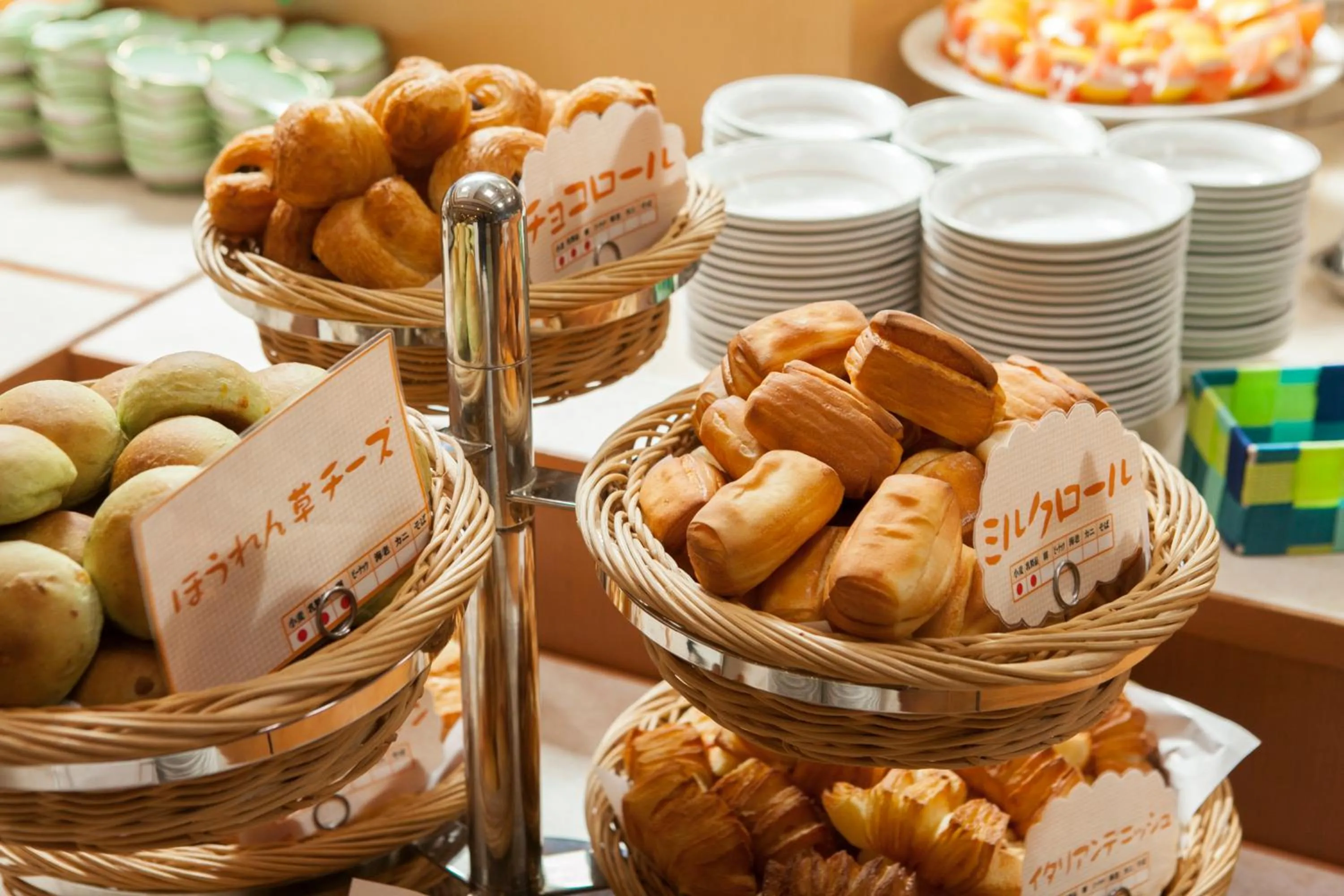 Breakfast in Kyukamura Iwate-Amiharionsen