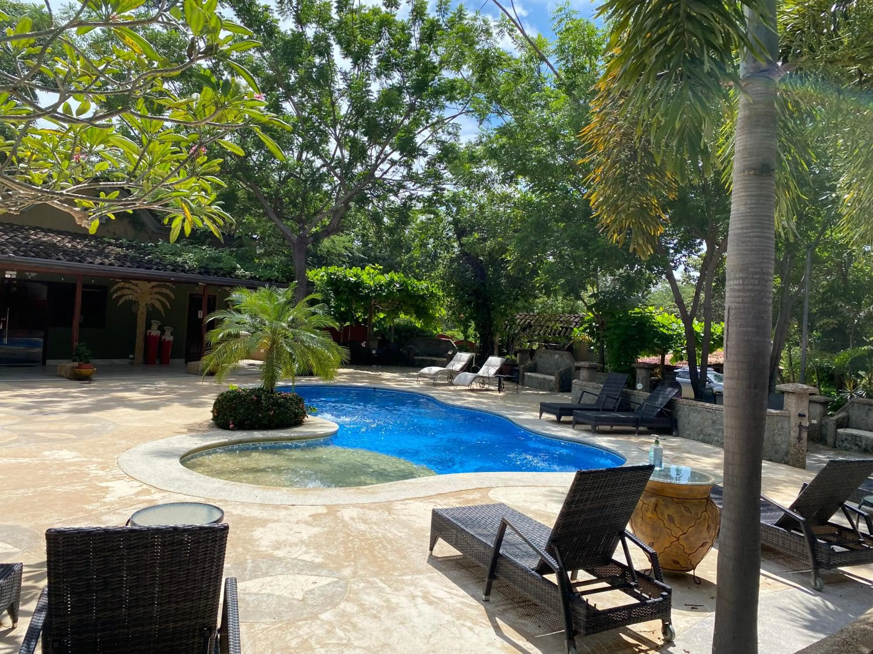 Pool view in Casas del Toro Playa Flamingo