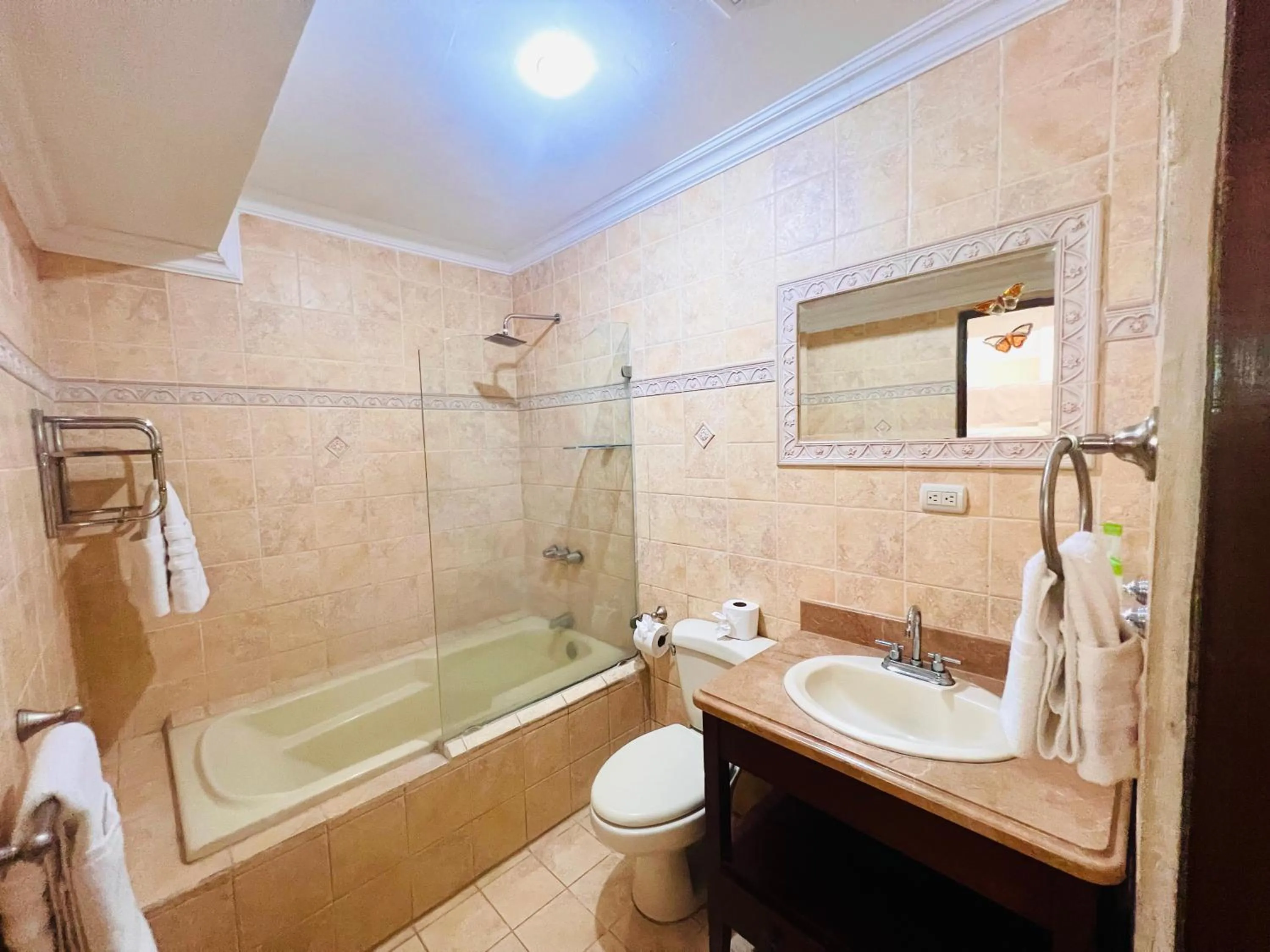 Shower in Casas del Toro Playa Flamingo