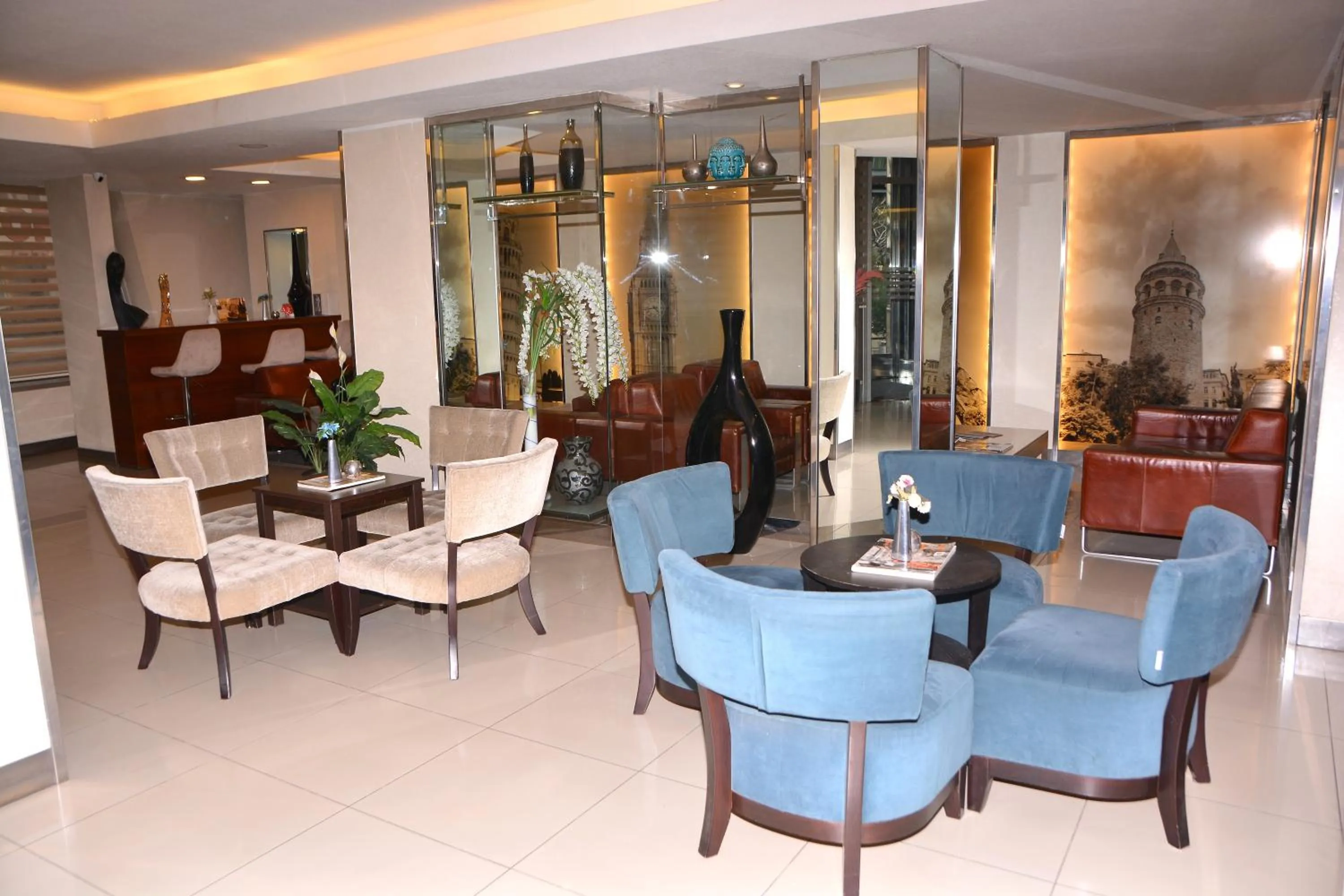 Lobby or reception in Asrin Business Hotel Kızılay