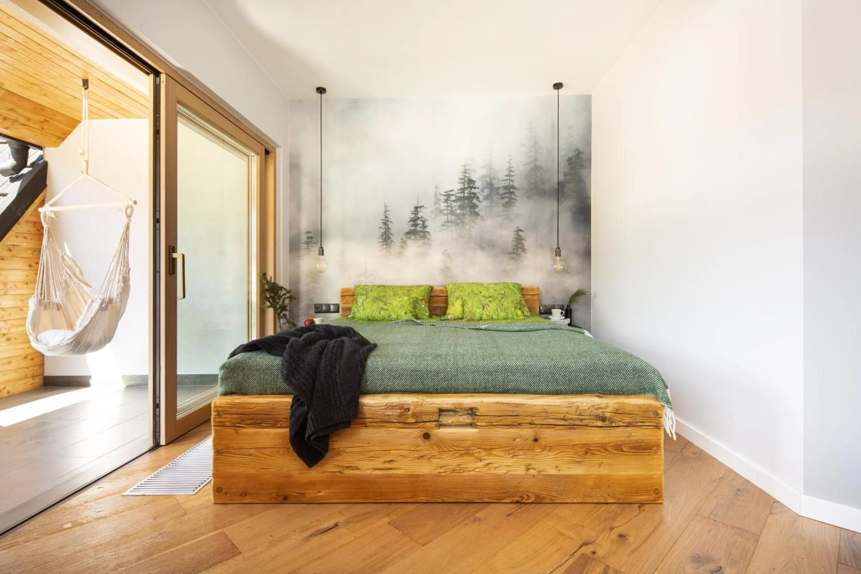 Bed in Green Deer Premium