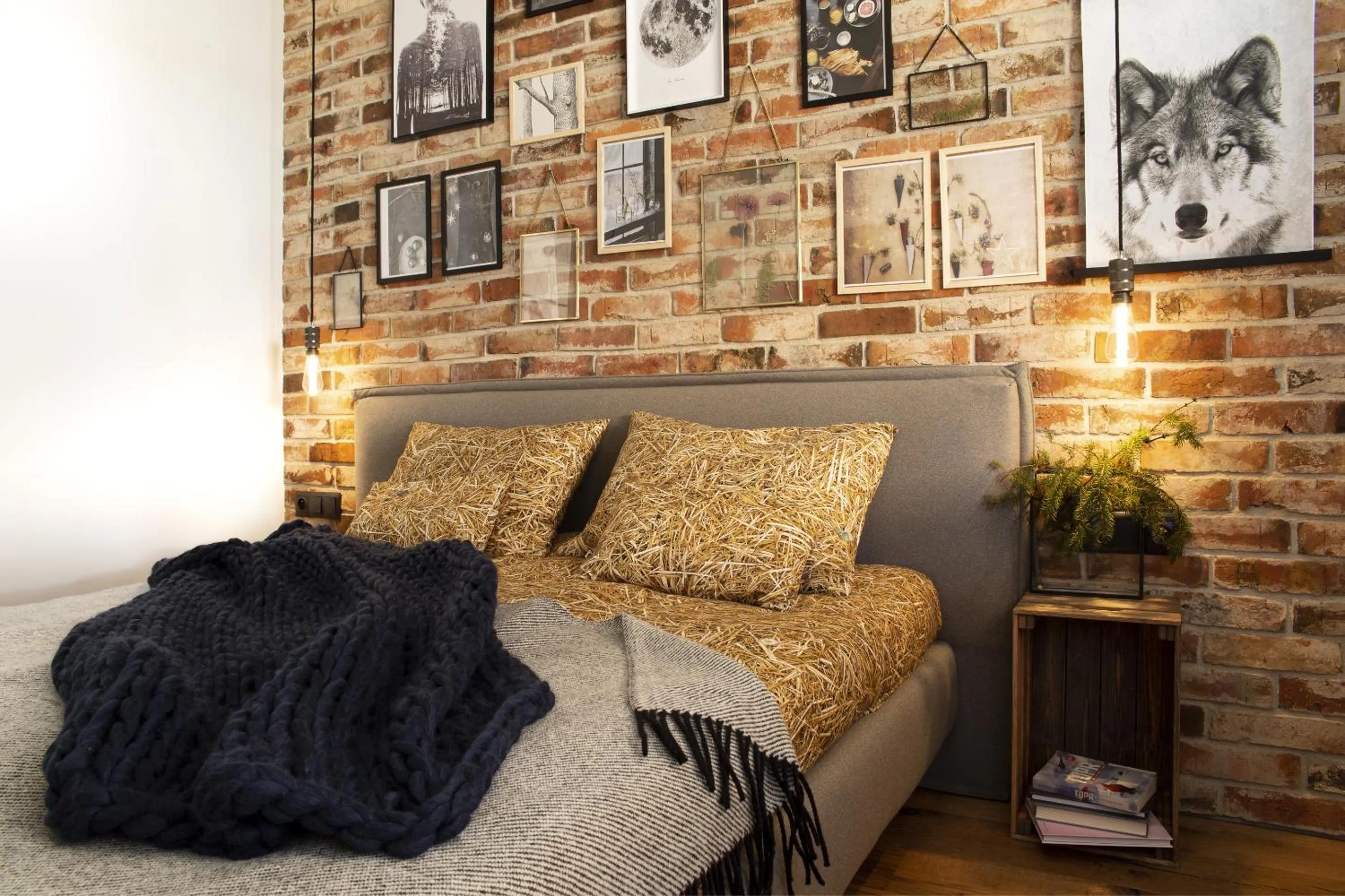 Bed in Green Deer Premium