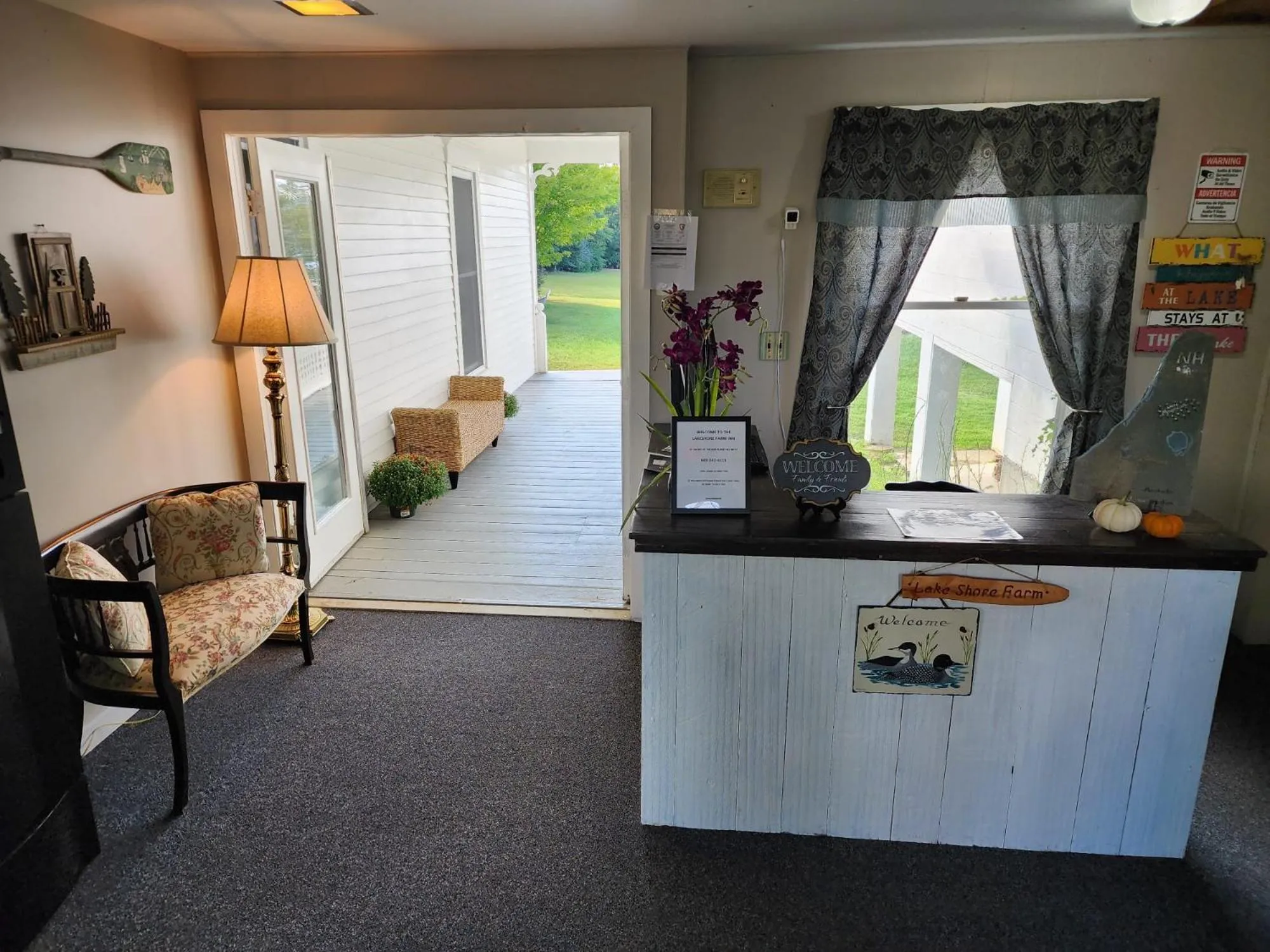 Lobby or reception in Lake Shore Farm Inn