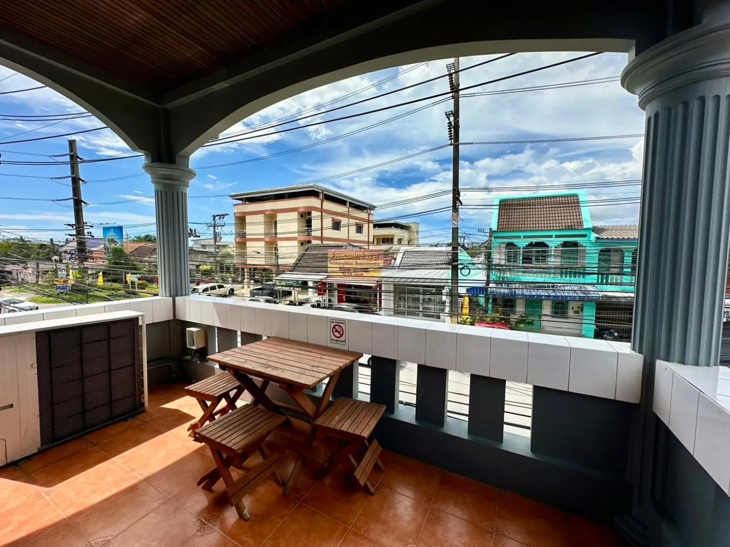 Balcony/Terrace in Niece Hostel Phuket - Bangtao Beach