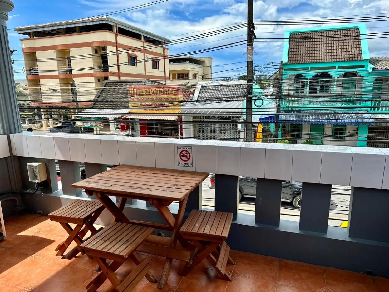 Balcony/Terrace in Niece Hostel Phuket - Bangtao Beach