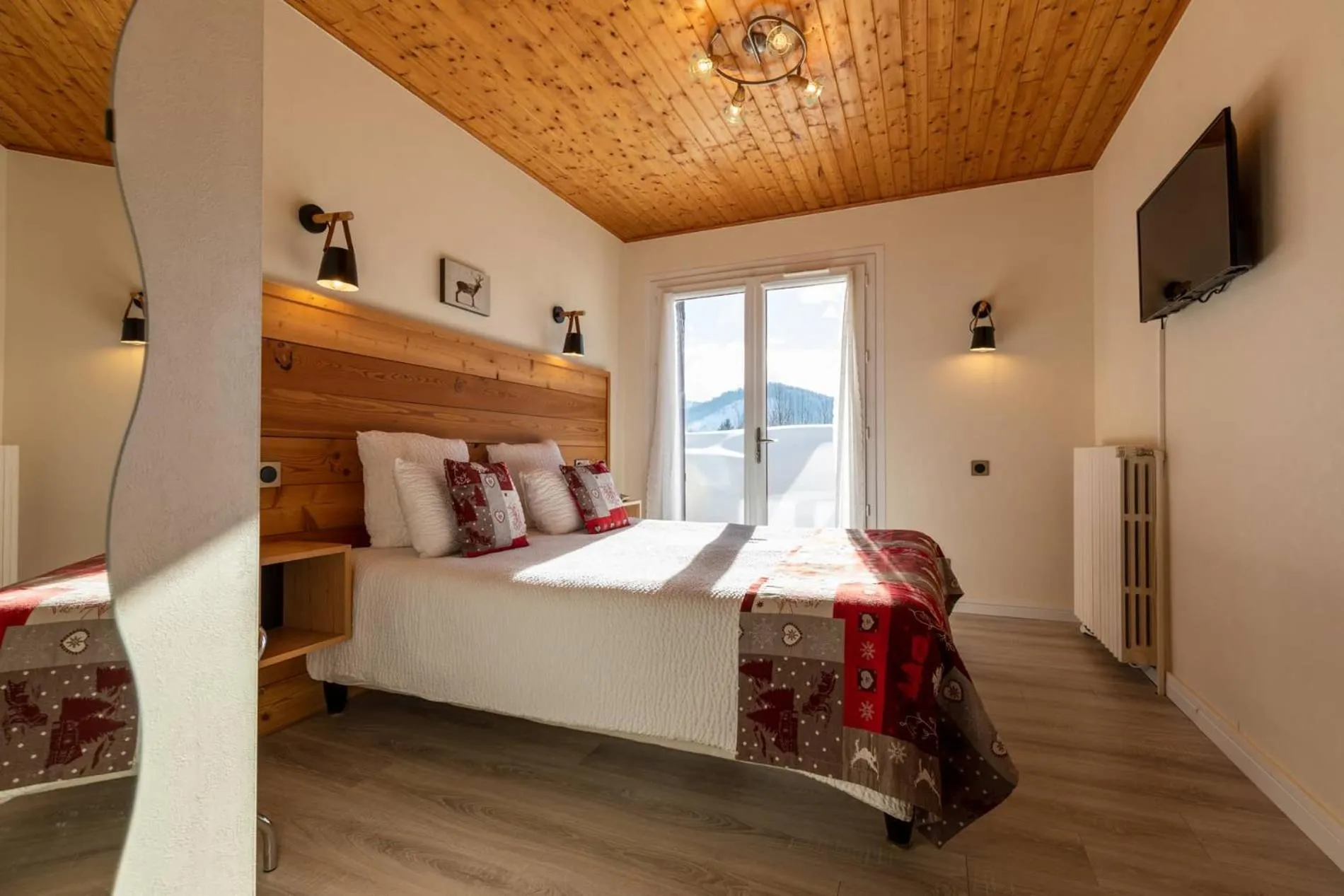 Bed in Logis Le Vernay