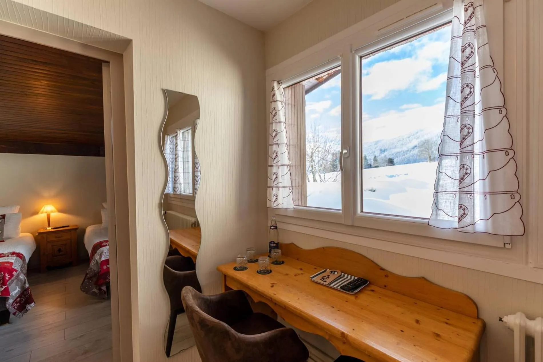 Bed in Logis Le Vernay