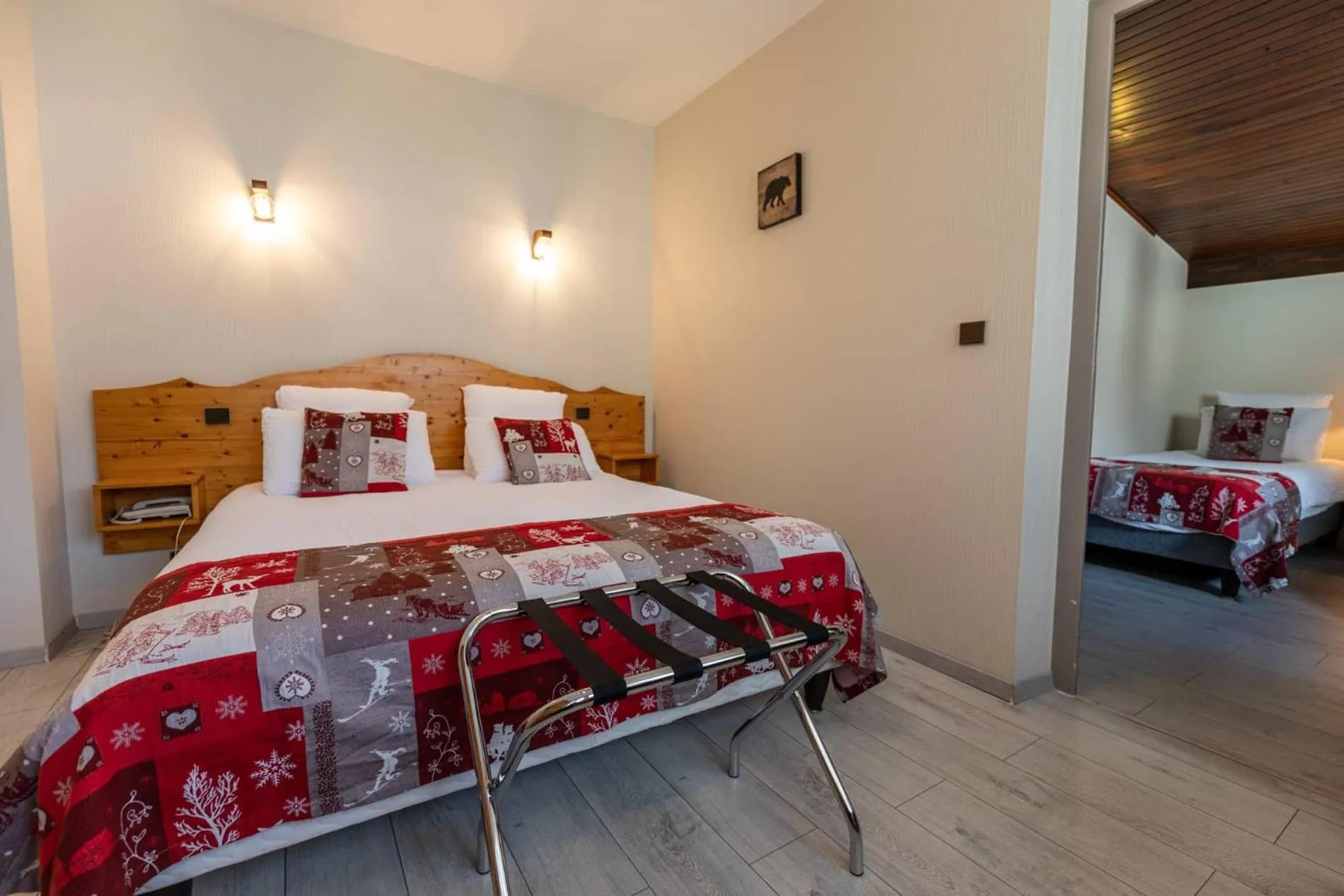 Bed in Logis Le Vernay