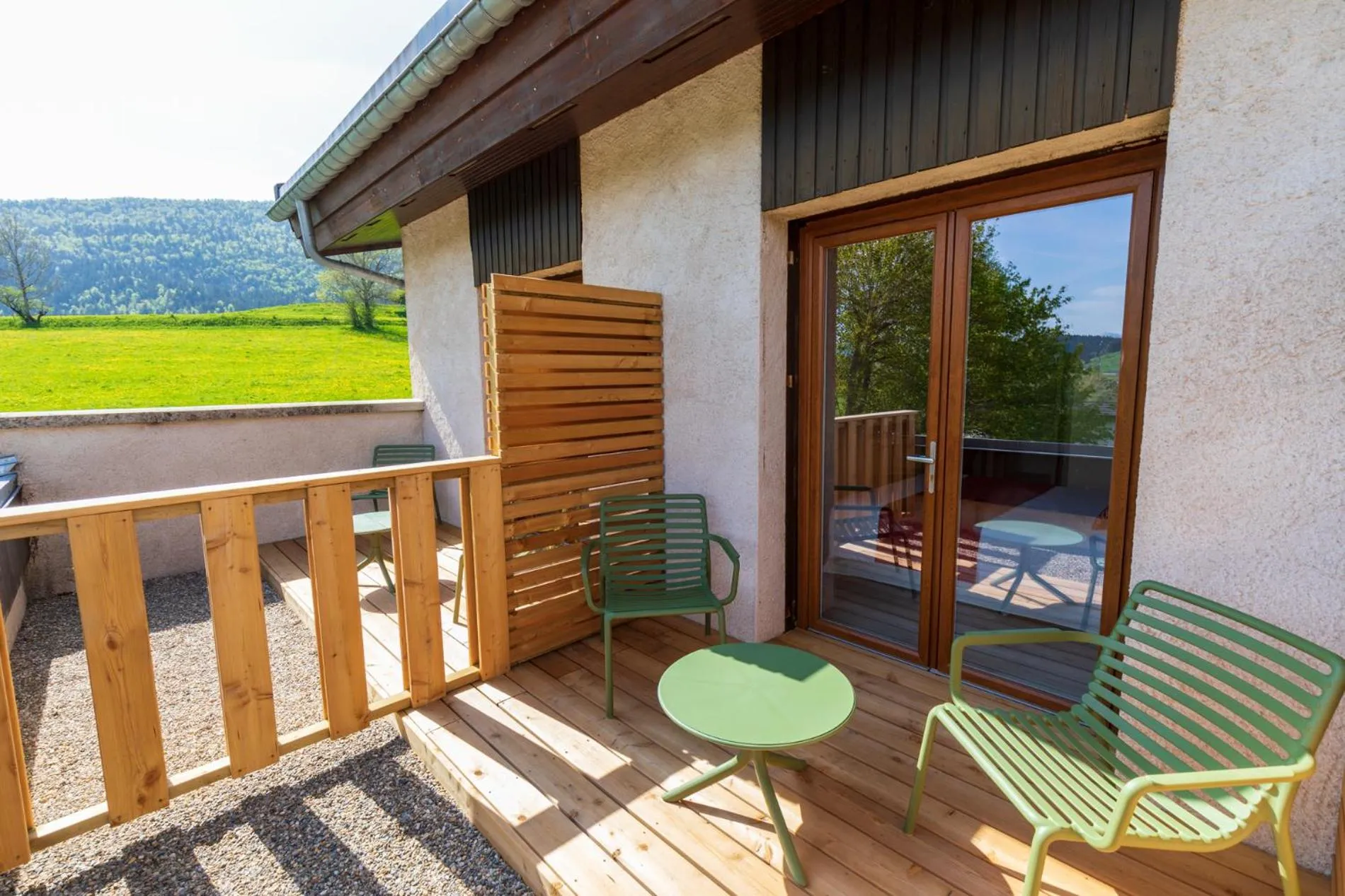 Balcony/Terrace in Logis Le Vernay