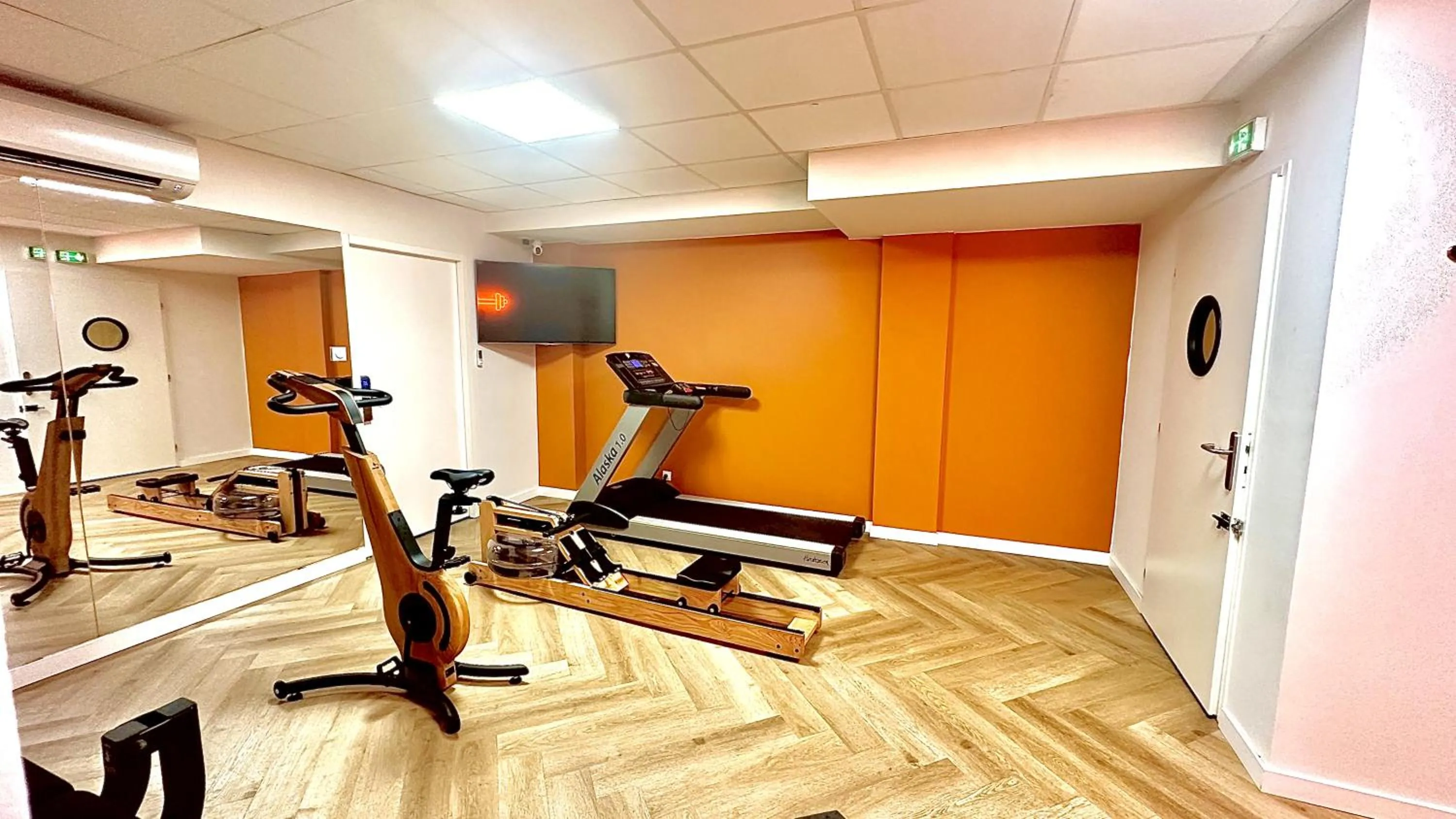 Fitness centre/facilities in Les Elmes - Hôtel & Spa