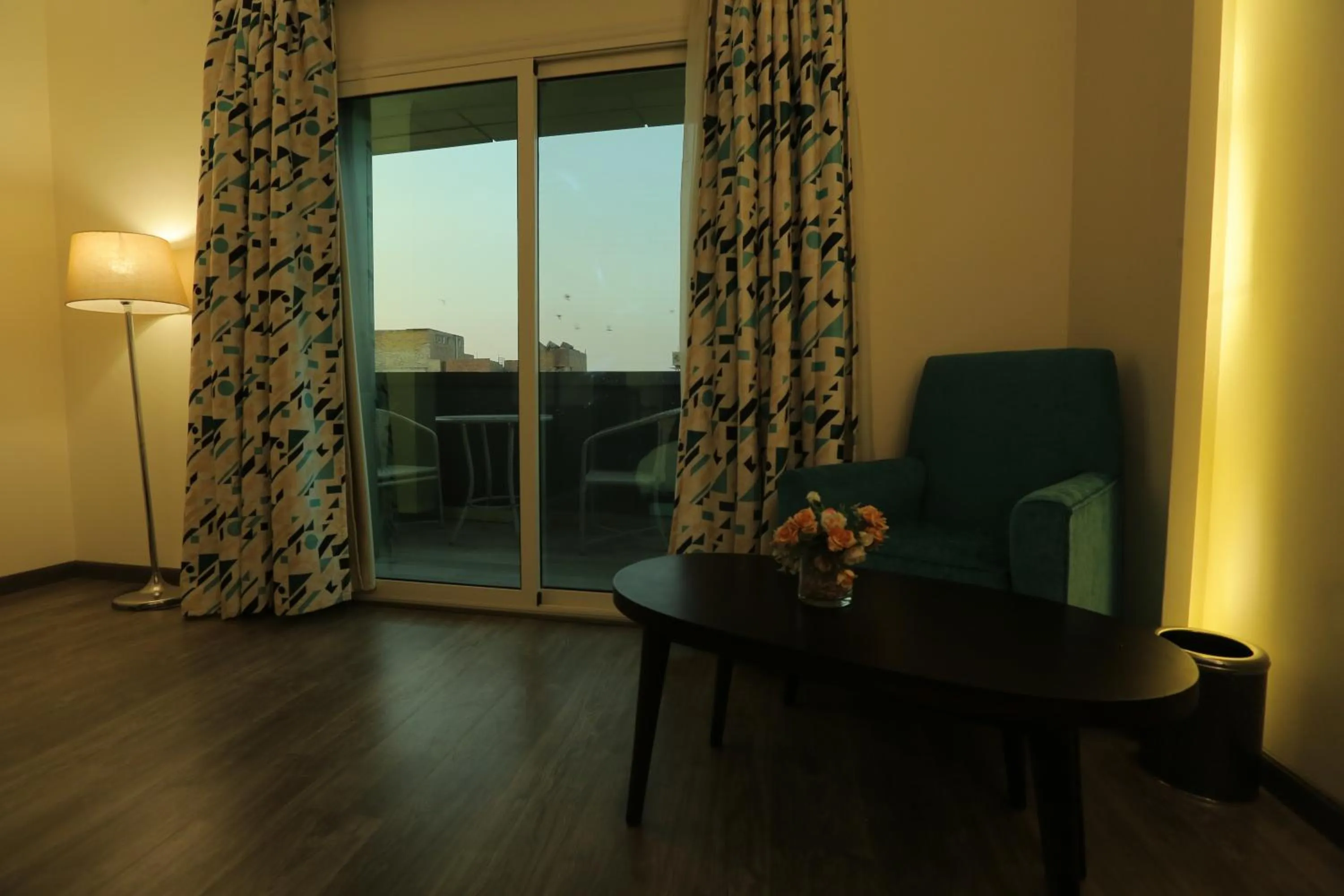 Seating area in Pyramid Edge Hotel & Exclusive Pyramids View Rooftop