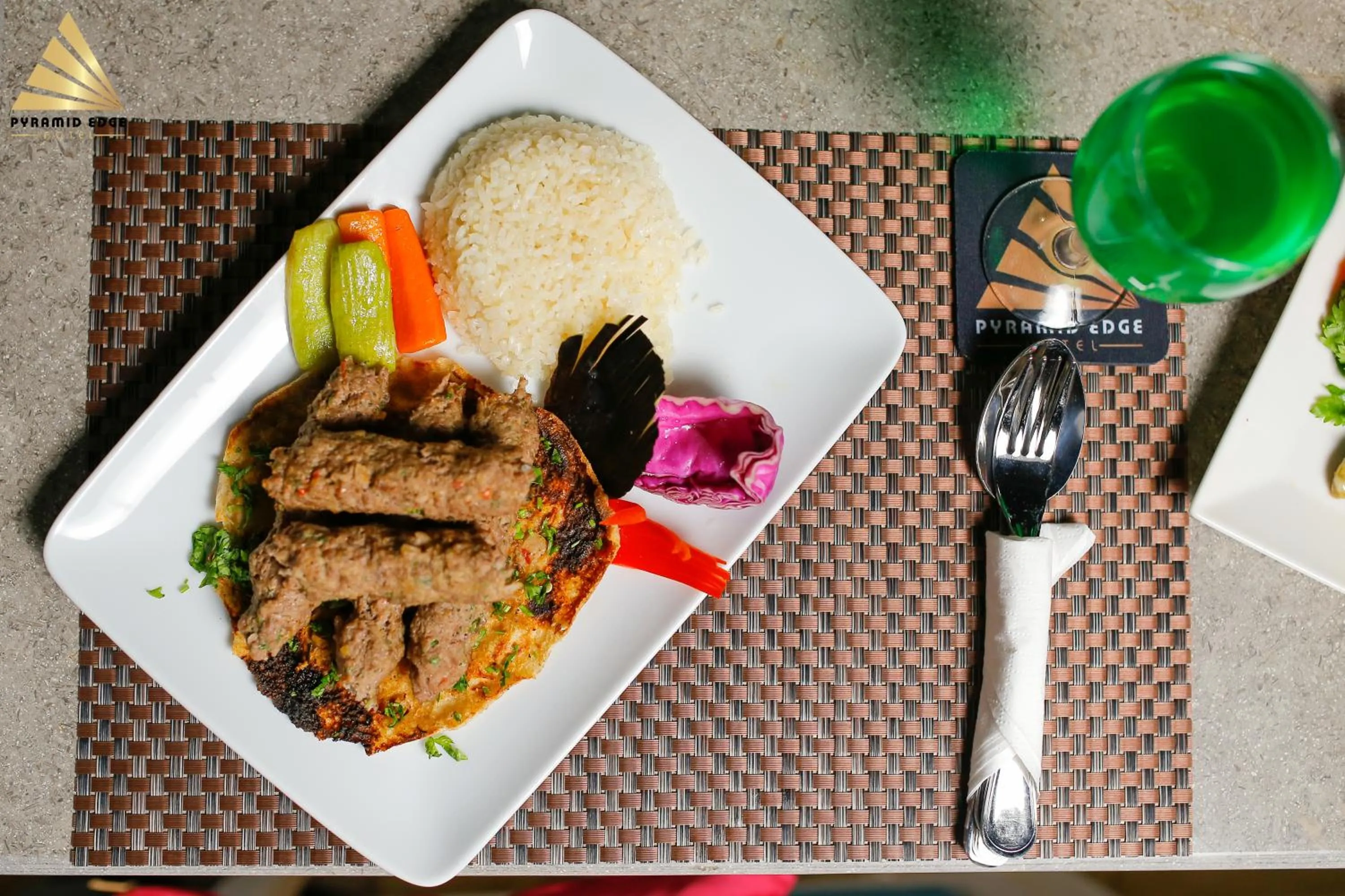 Restaurant/places to eat in Pyramid Edge Hotel & Exclusive Pyramids View Rooftop