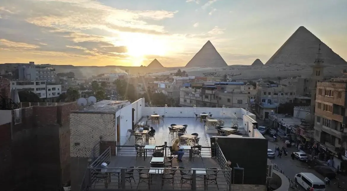 View (from property/room) in Pyramid Edge Hotel & Exclusive Pyramids View Rooftop