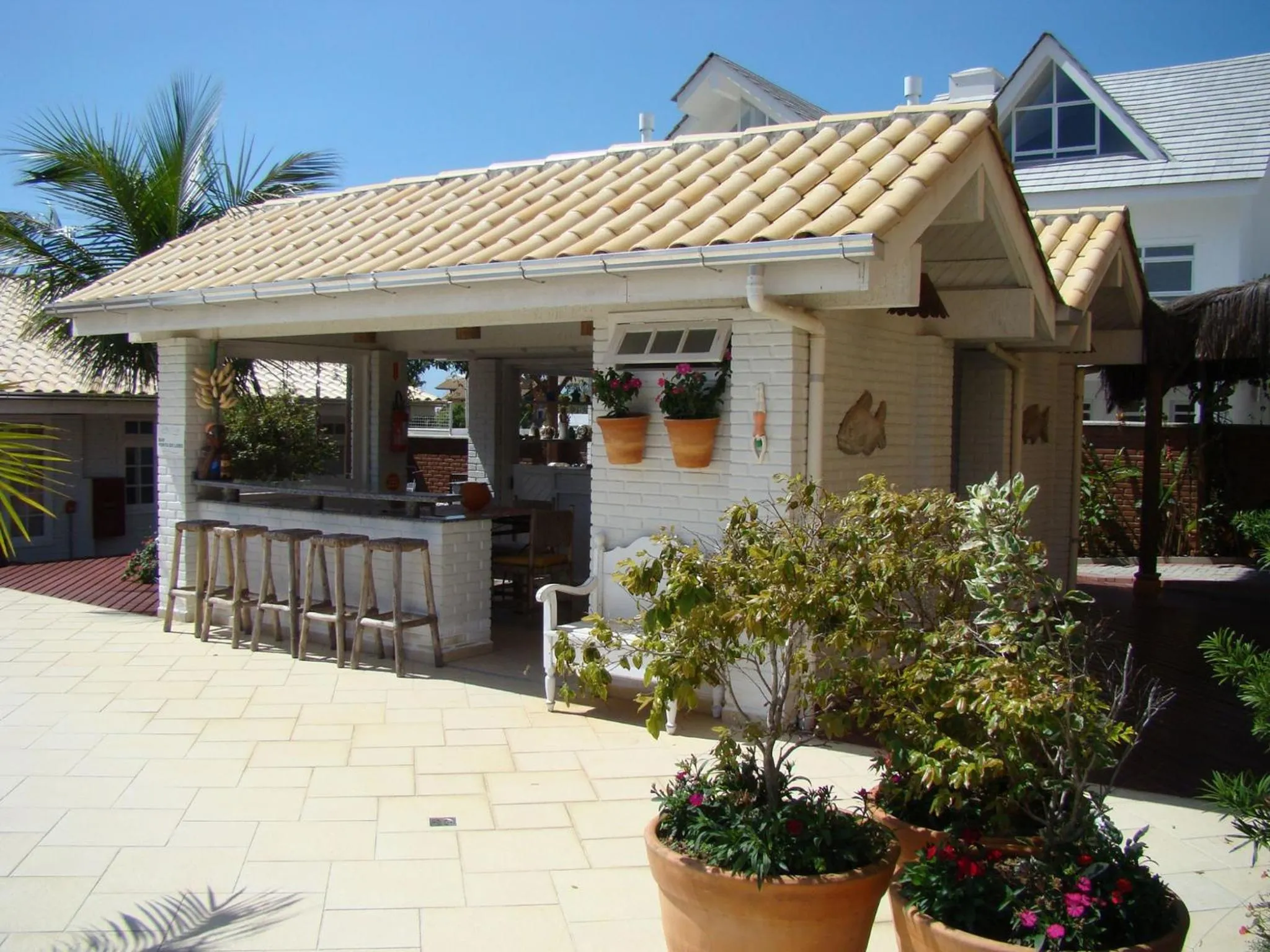 Patio in Pousada Ponta do Lobo