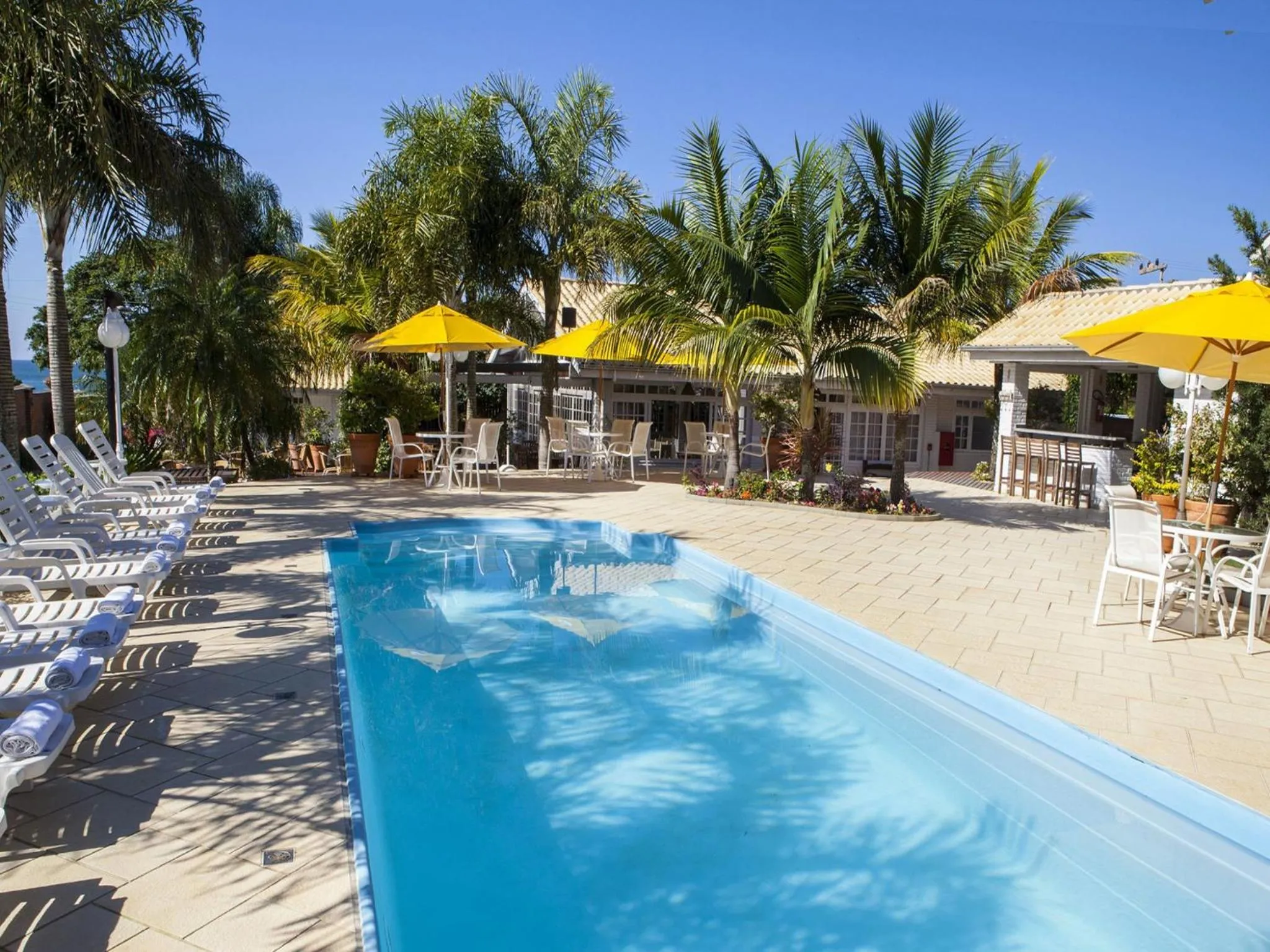Swimming pool in Pousada Ponta do Lobo