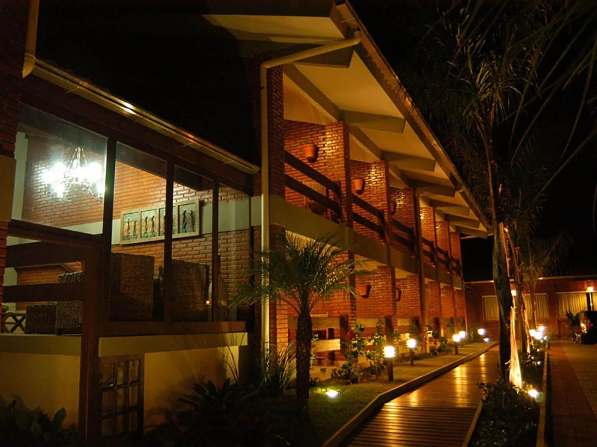 Patio in Pousada Ponta do Lobo