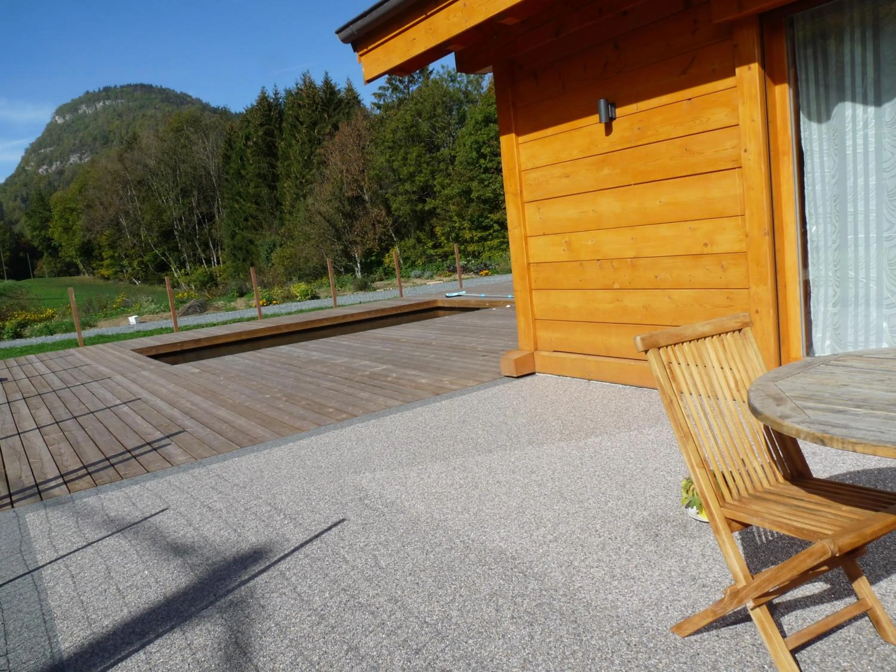 Balcony/Terrace in Chalet aux 3 biches