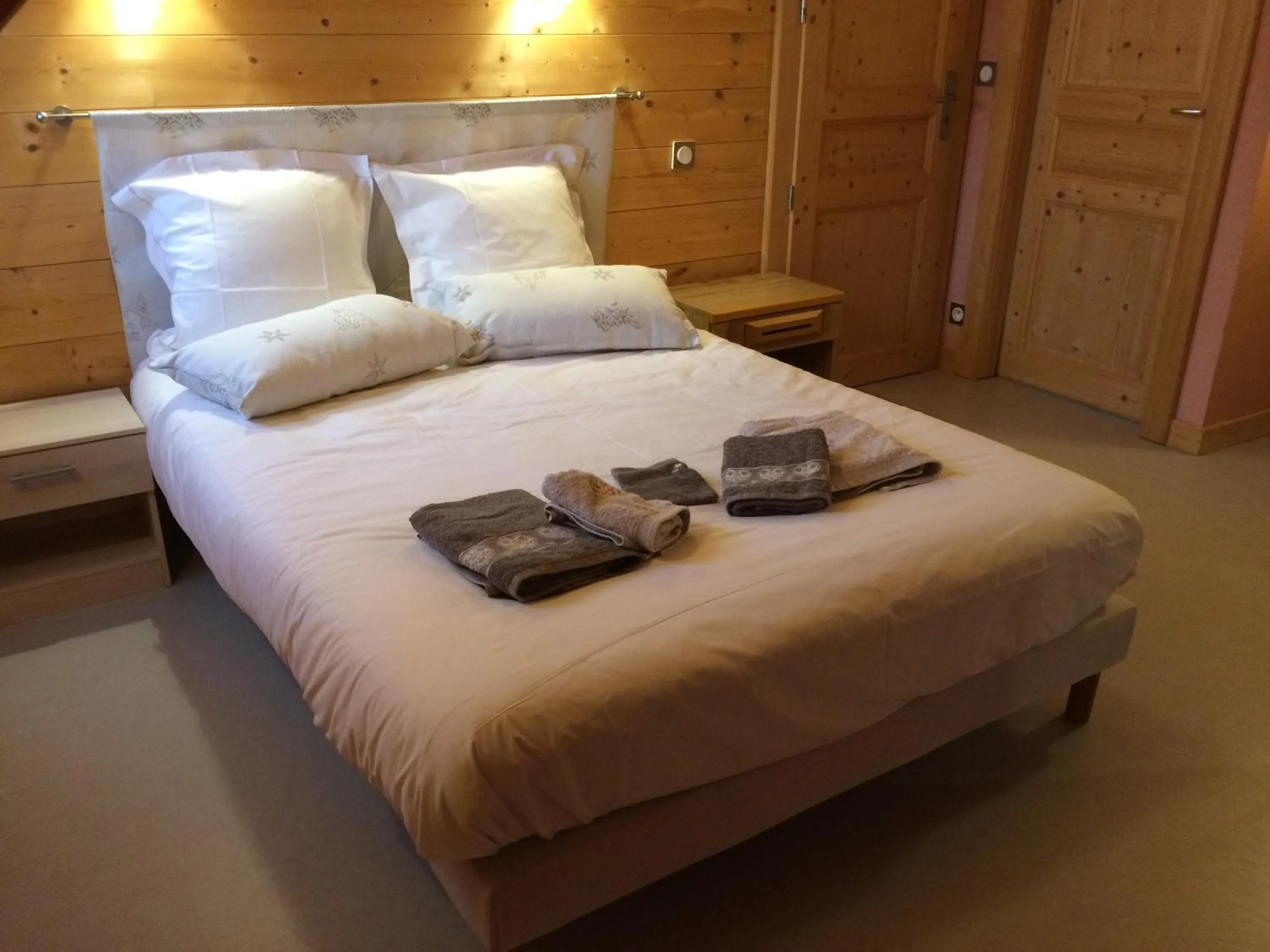 Bed in Chalet aux 3 biches