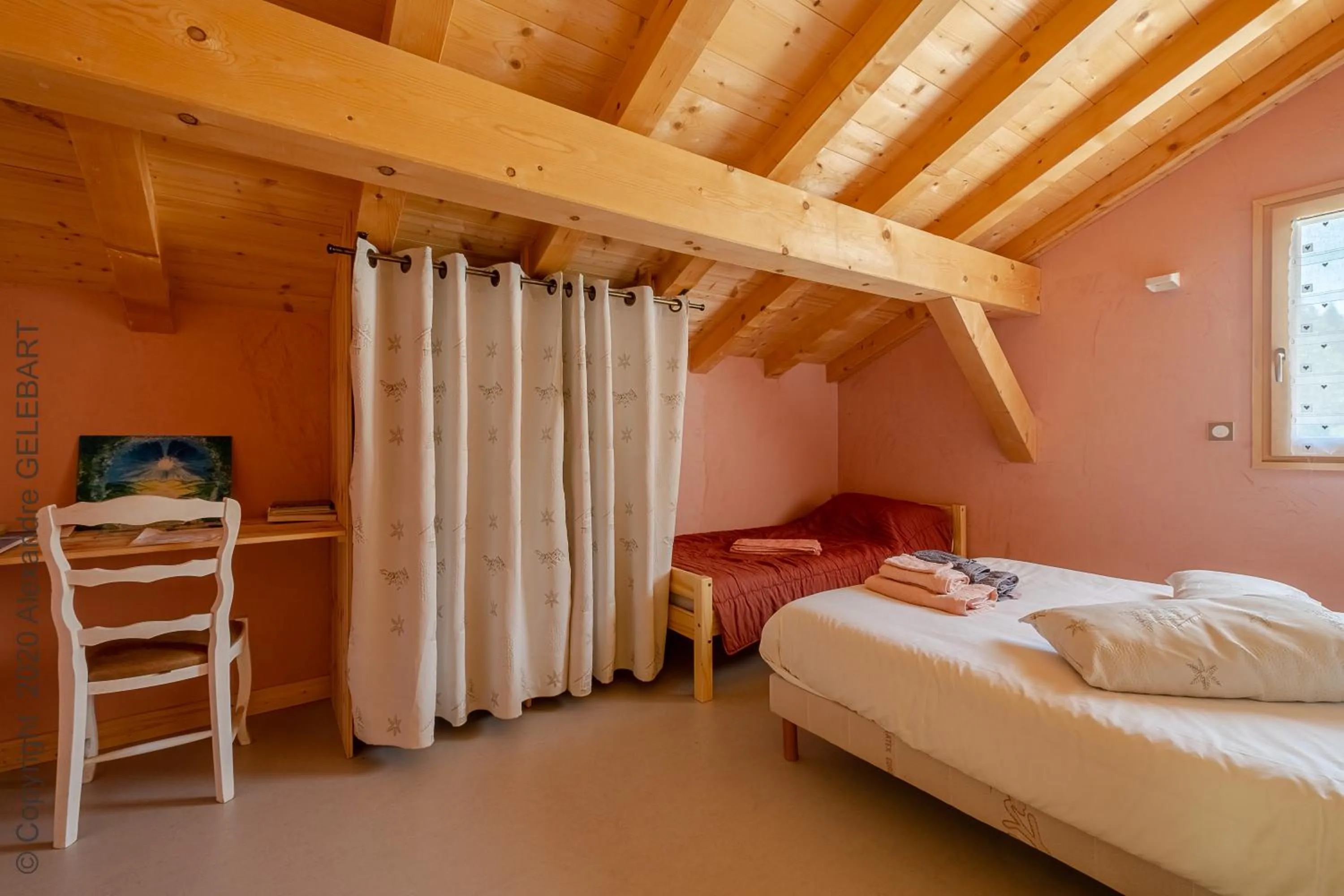 Bed in Chalet aux 3 biches