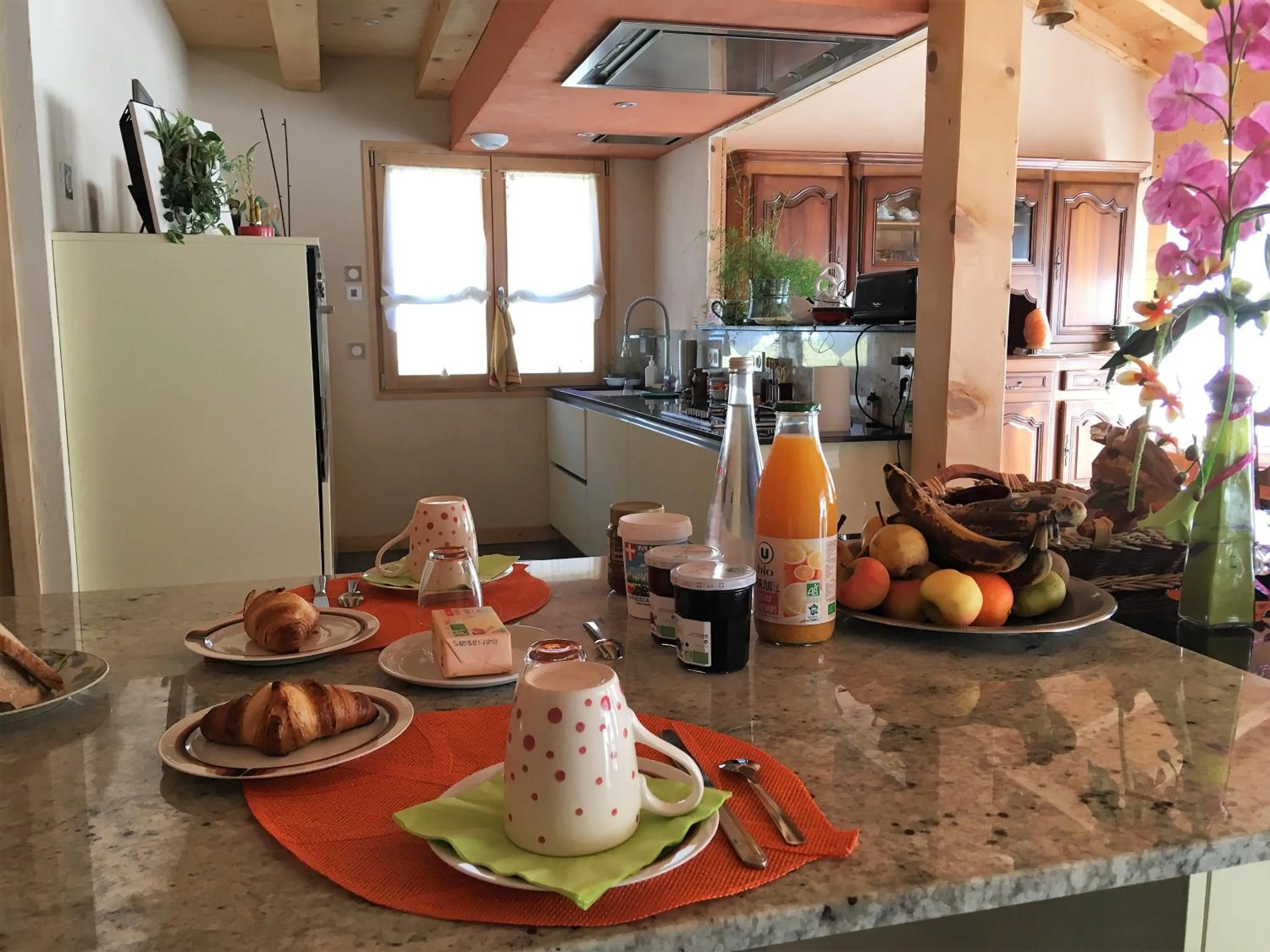 Breakfast in Chalet aux 3 biches