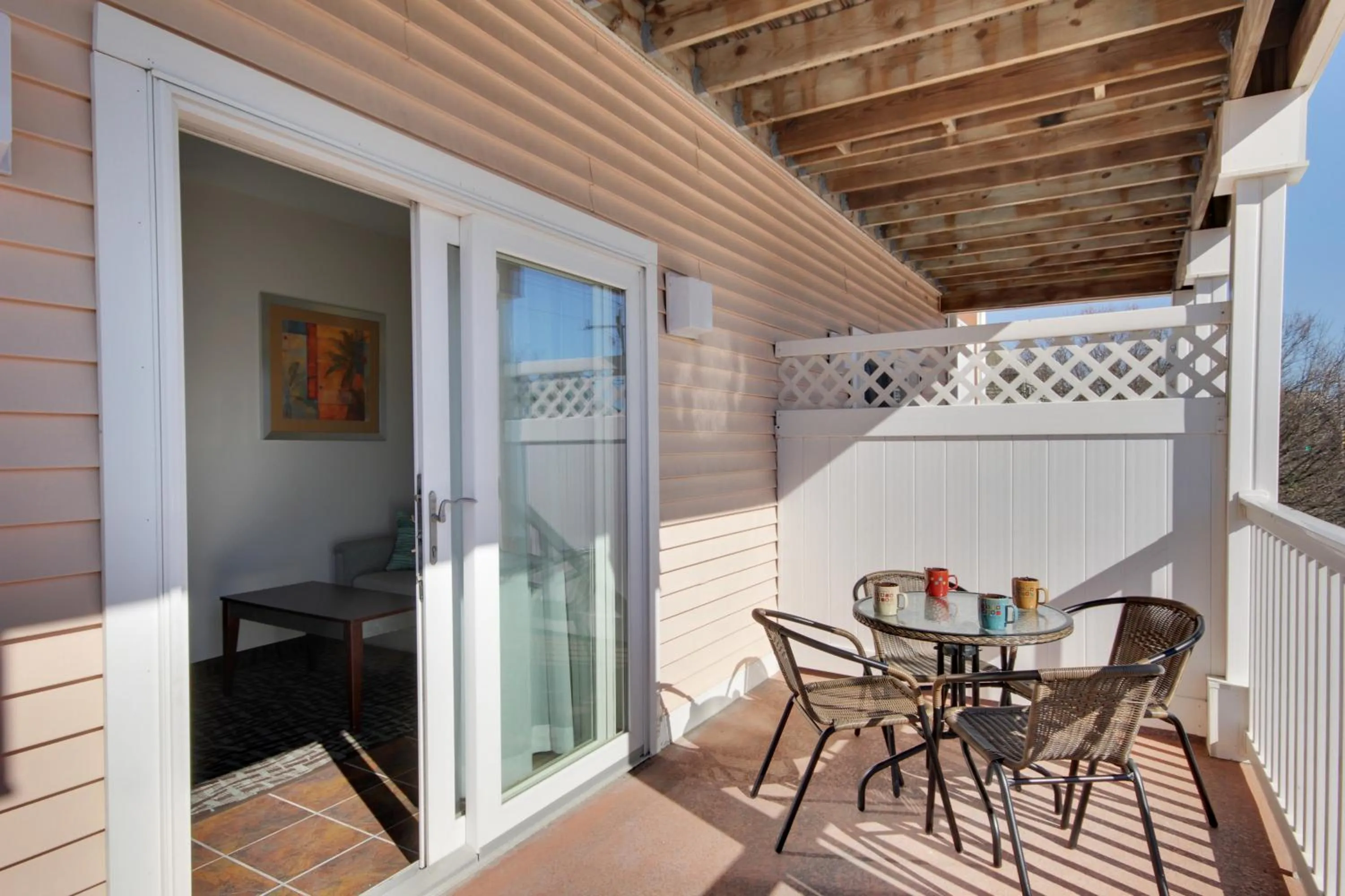 Patio in Monte Carlo Condos Ocean City