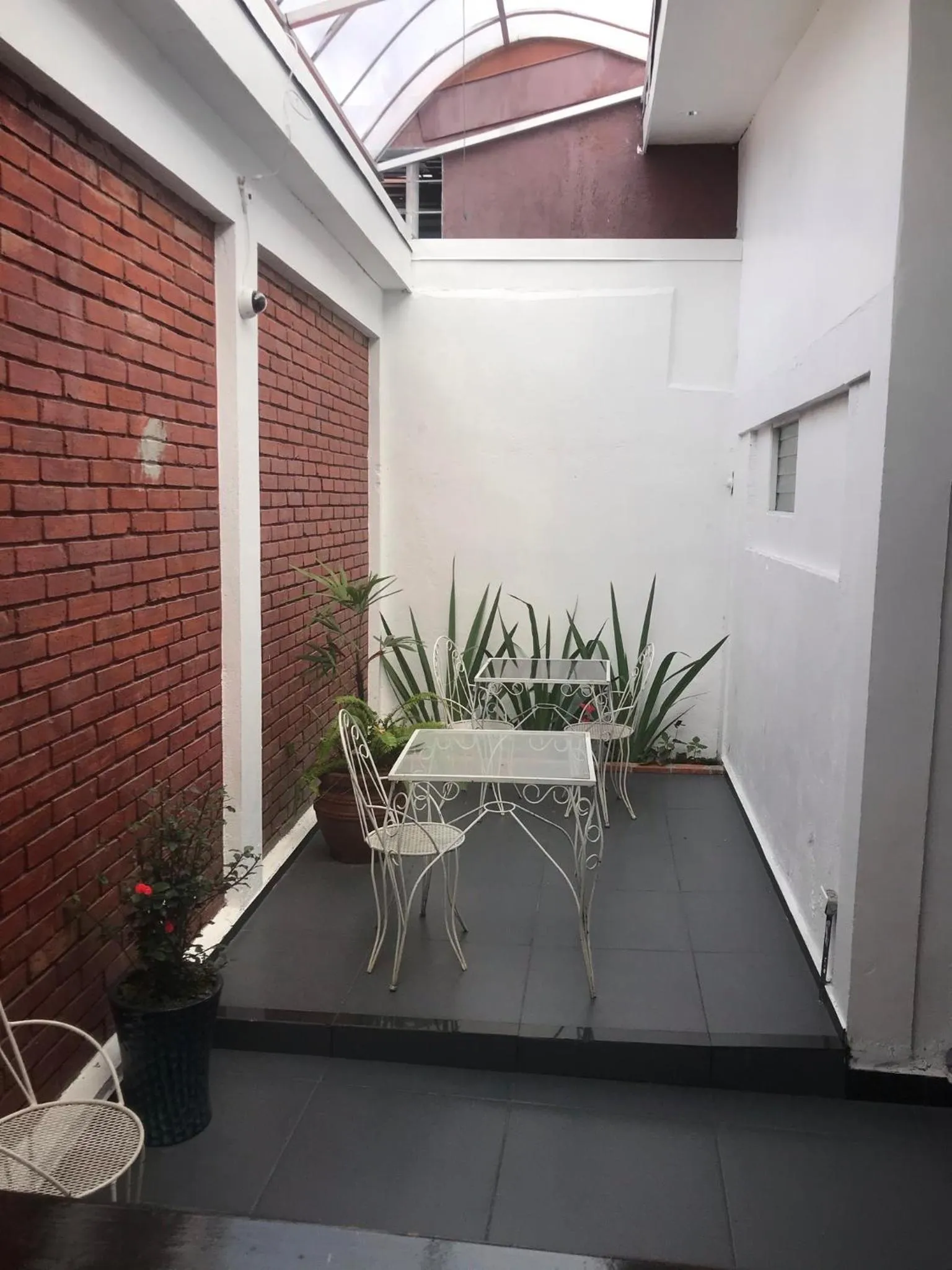 Patio in La Bergerac Boutique Hotel