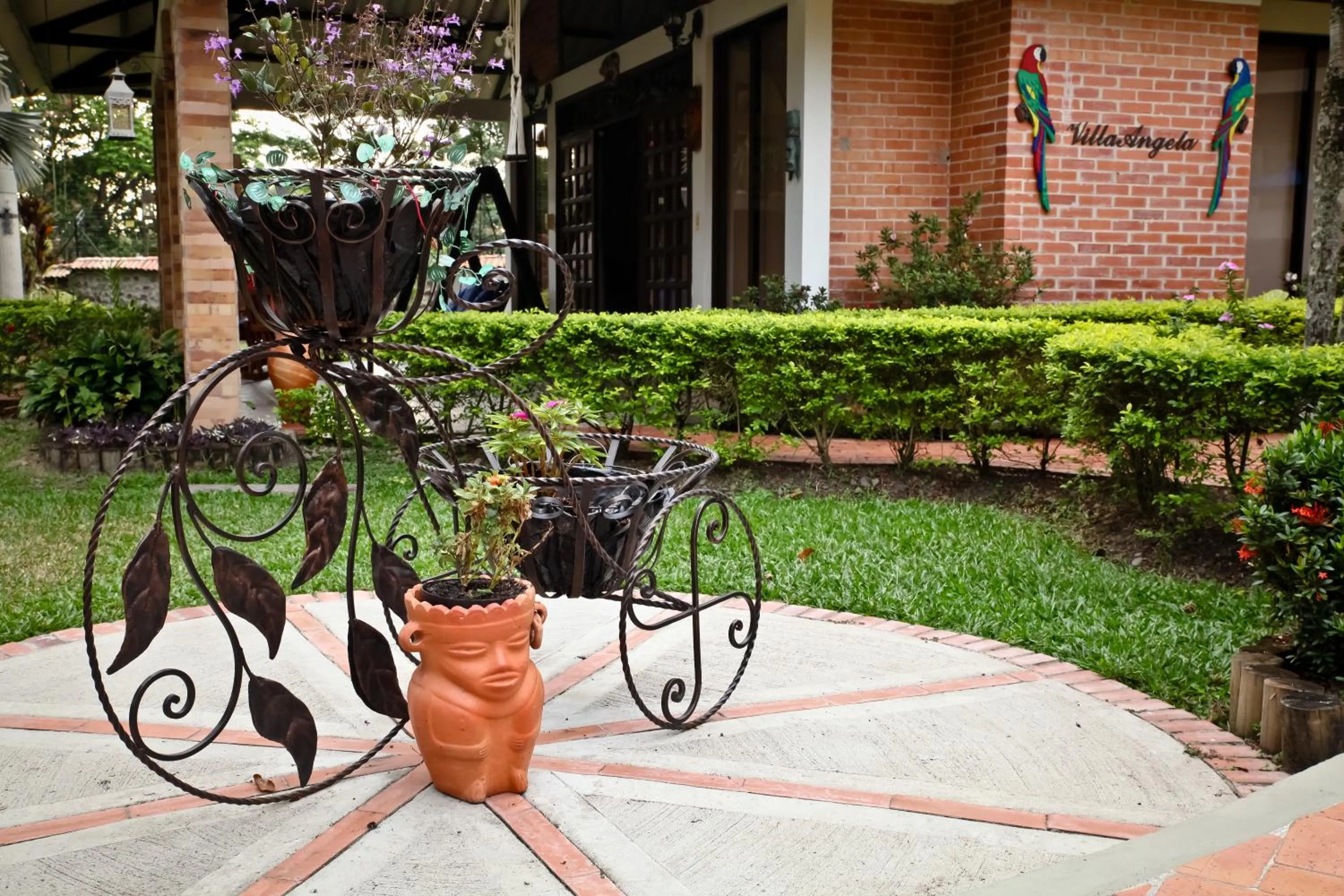 Garden view in Hotel Boutique Villas de San Sebastián
