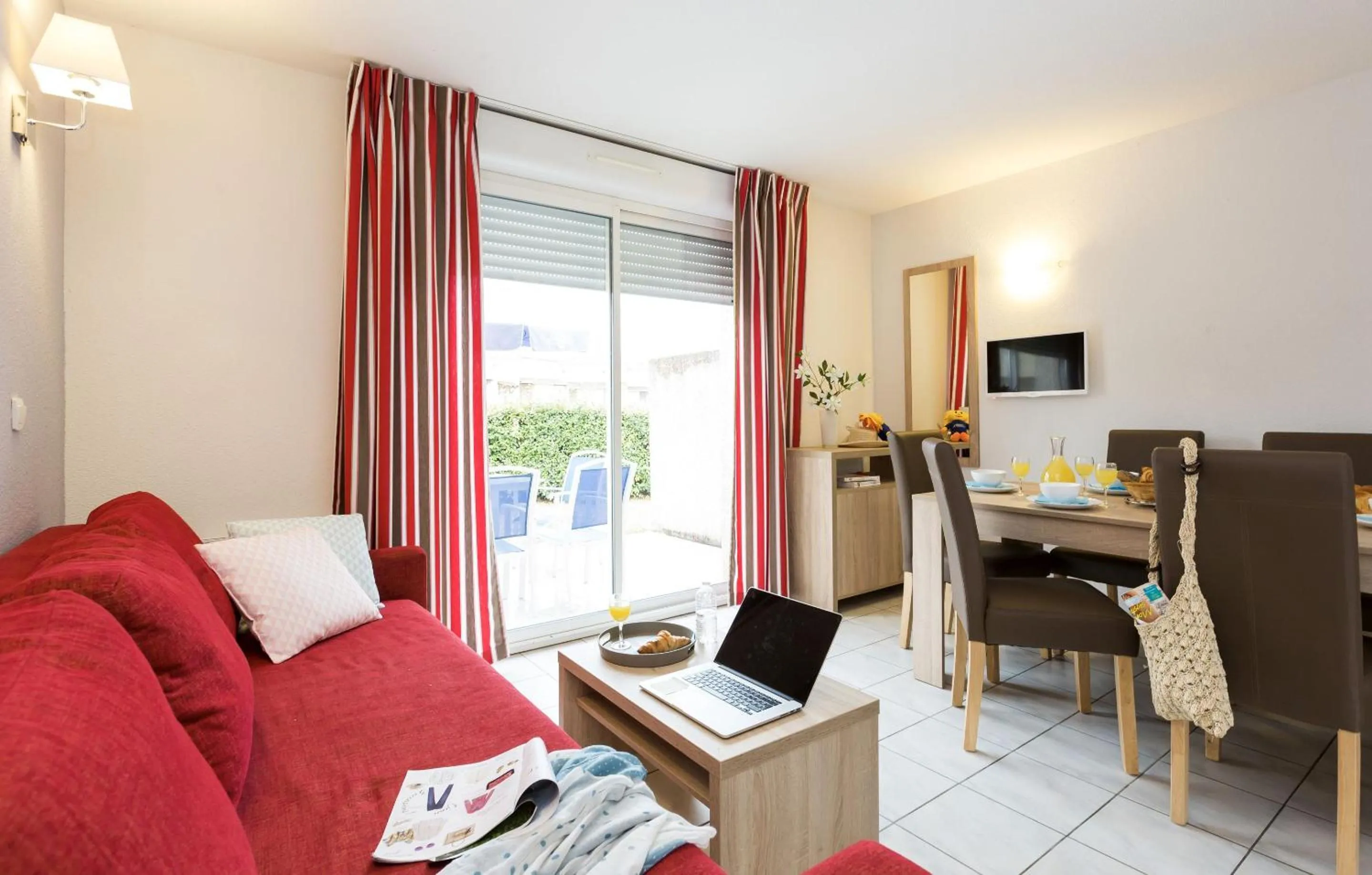 Living room in Résidence Odalys Les Hauts de Salavas