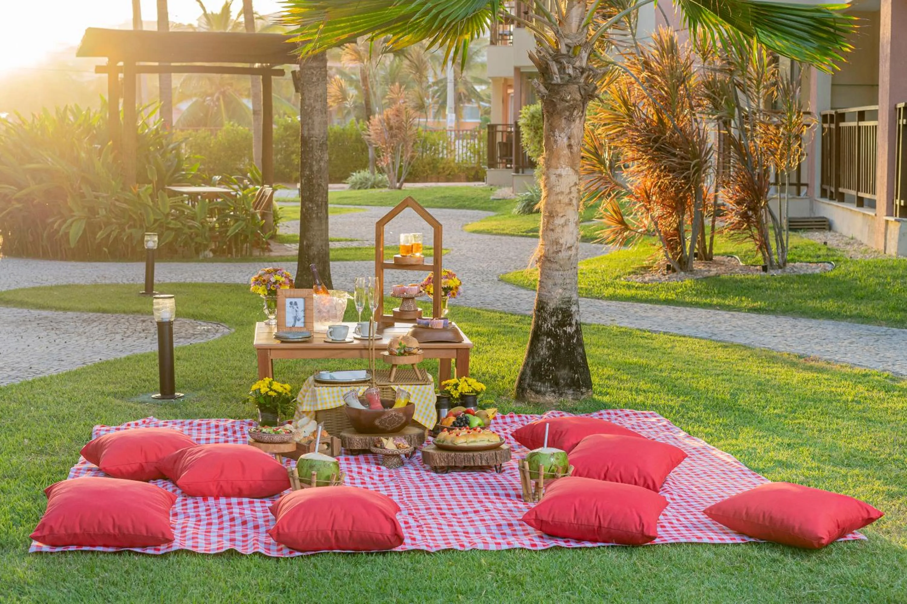 Garden in Beach Park Resort - Wellness