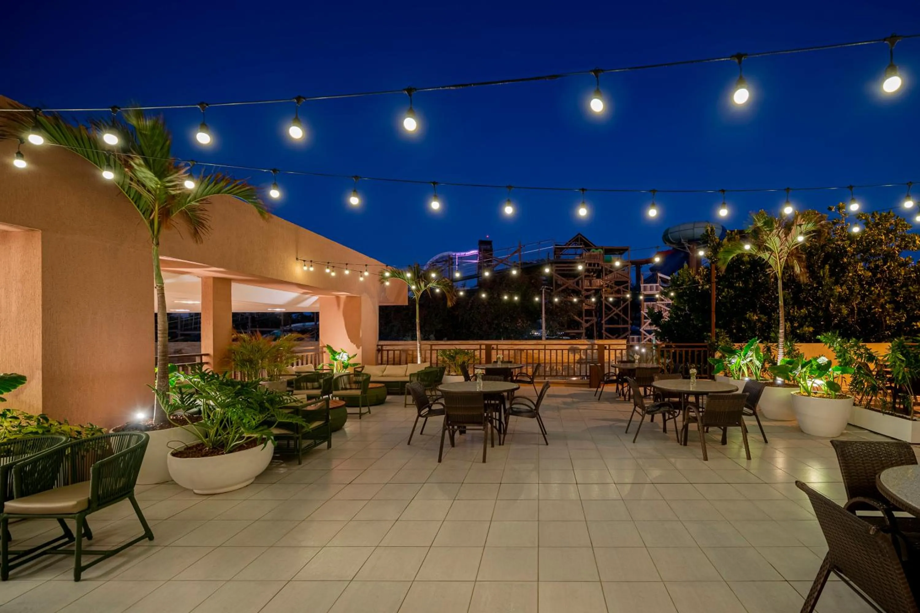 Patio in Beach Park Resort - Wellness