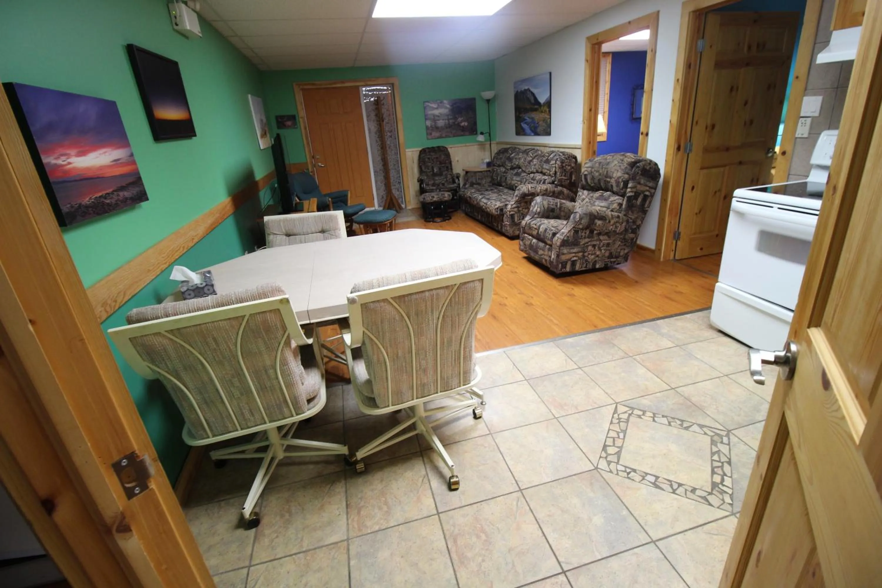 Seating area in York Creek Bed & Breakfast