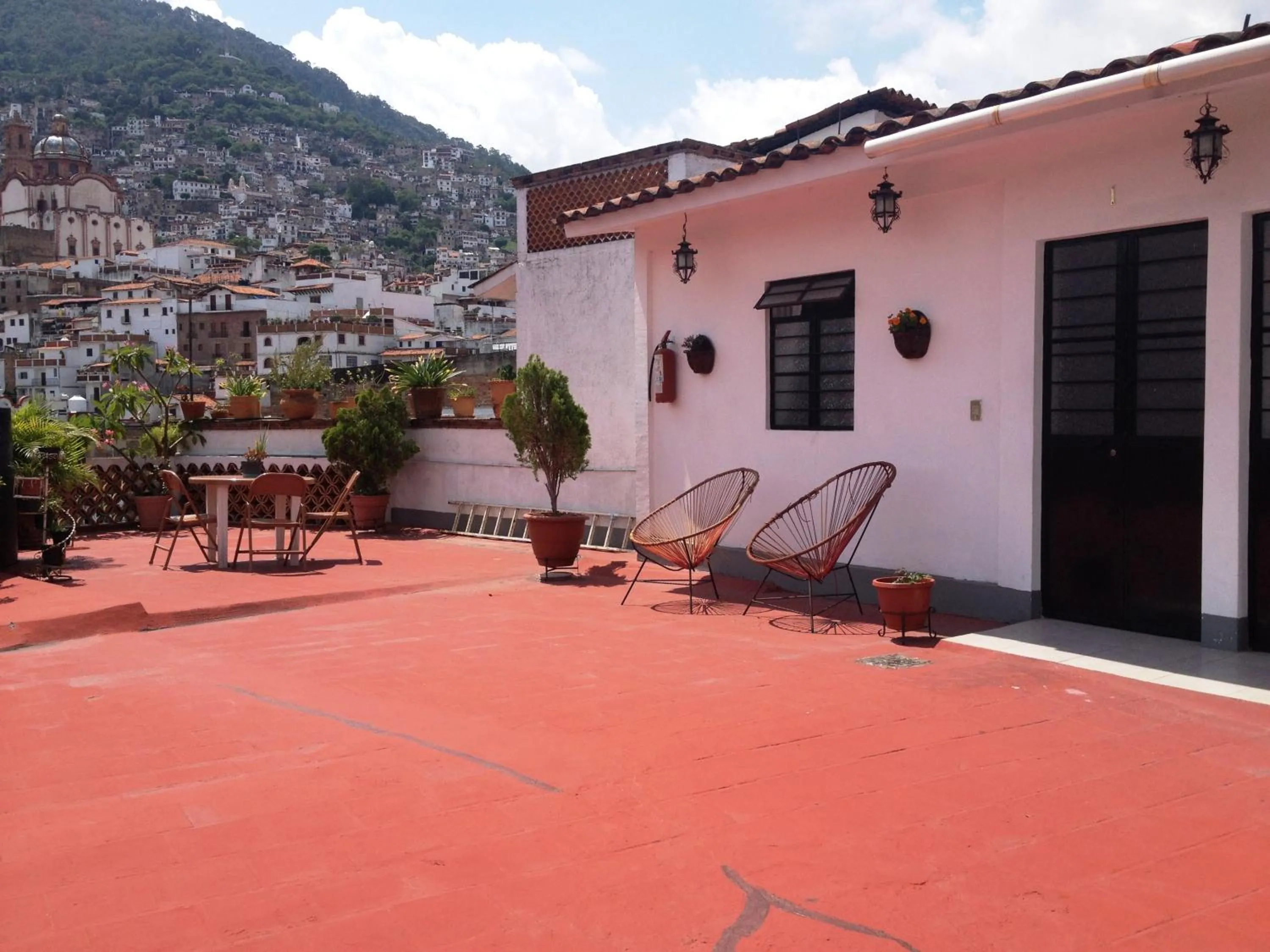 Patio in Hotel Posada Santa Anita